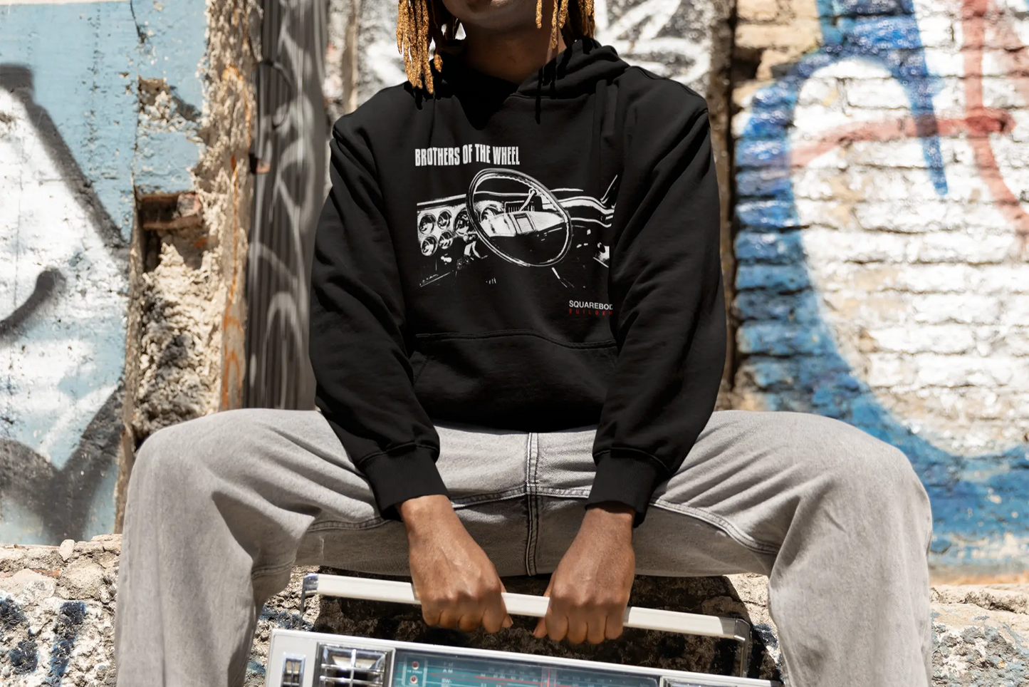 Brothers of the wheel hoodie sweater Printify