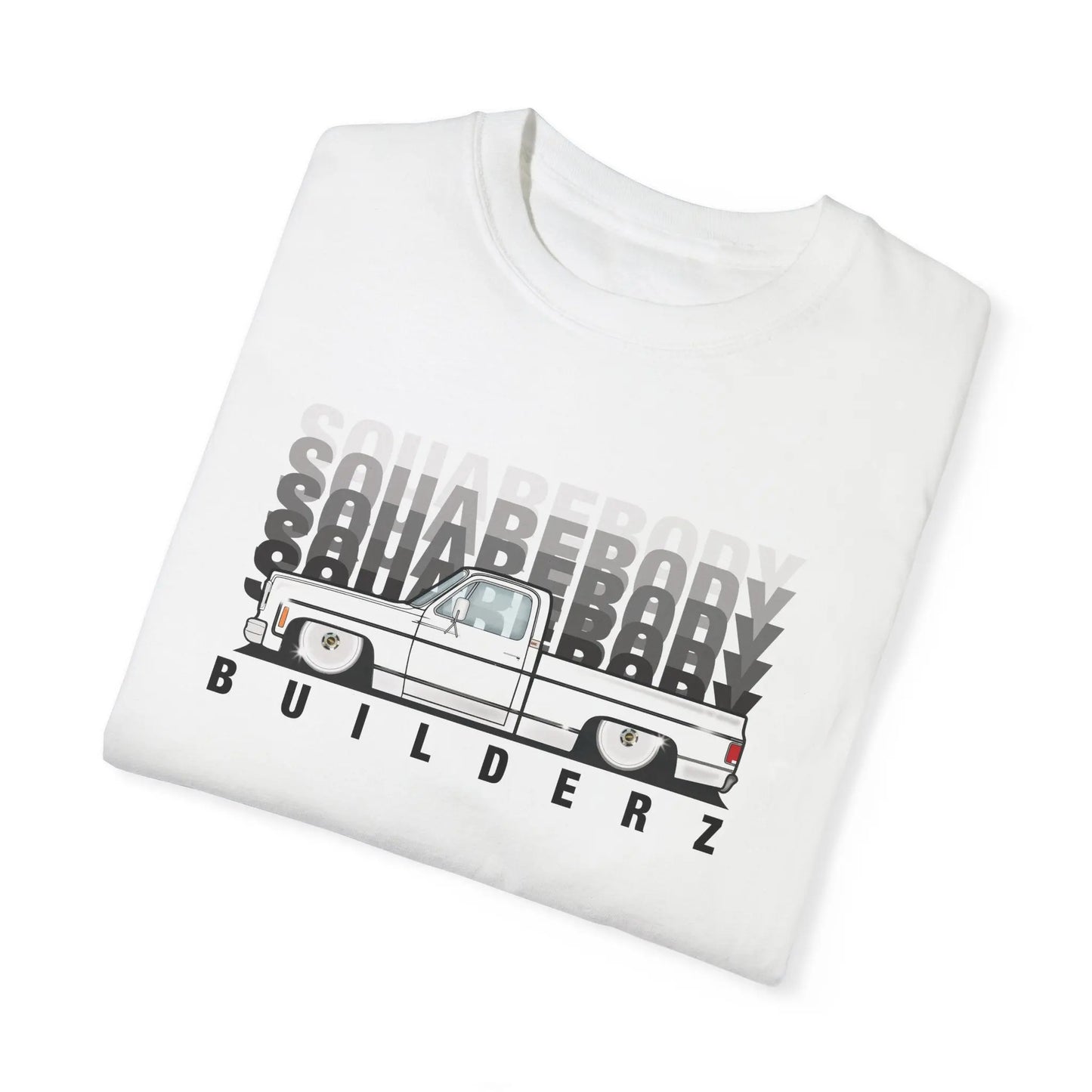 C10 Faded series Squarebody Builderz tee Printify