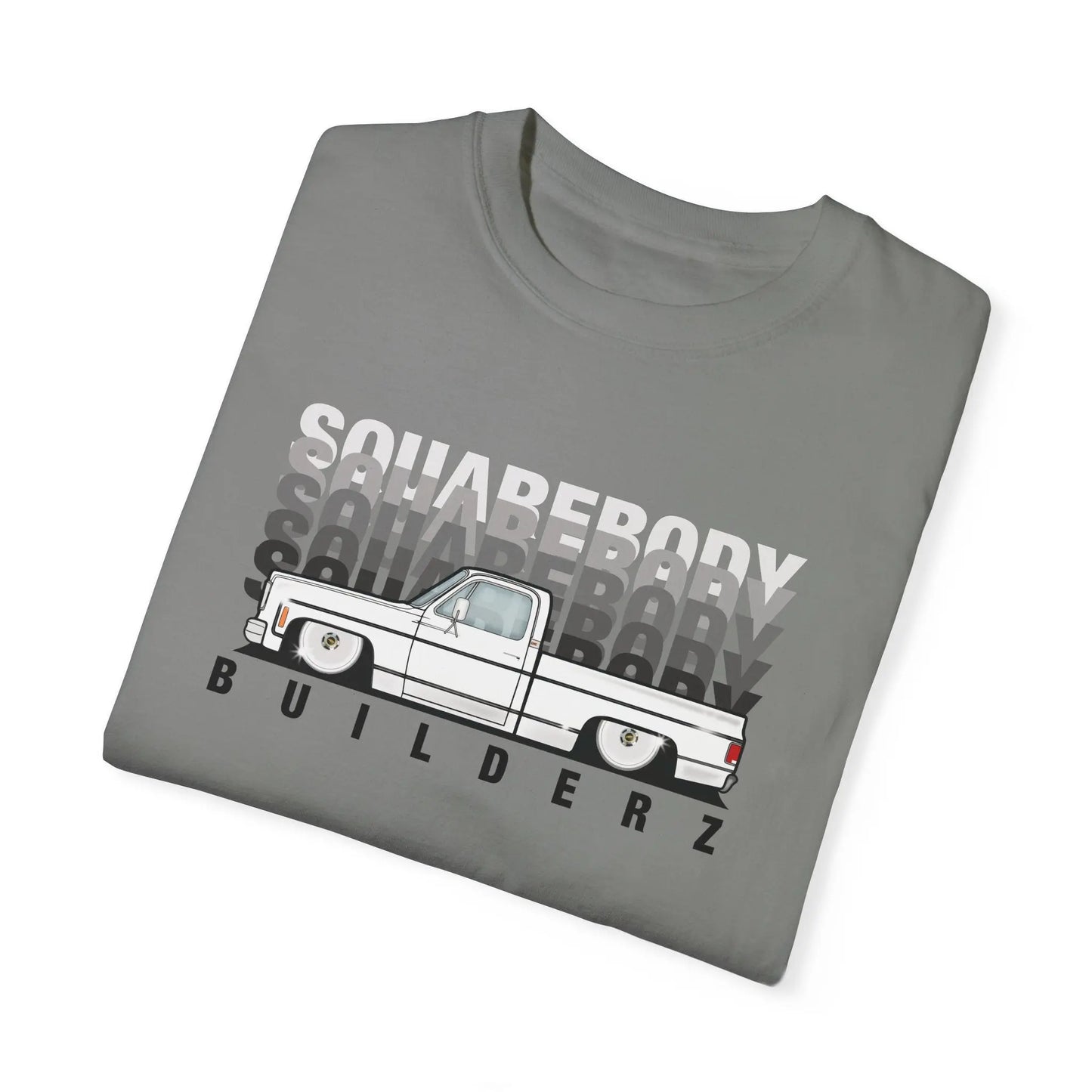 C10 Faded series Squarebody Builderz tee Printify