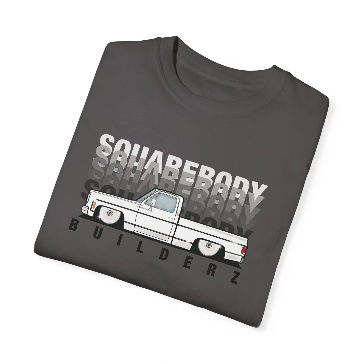 C10 Faded series Squarebody Builderz tee Printify