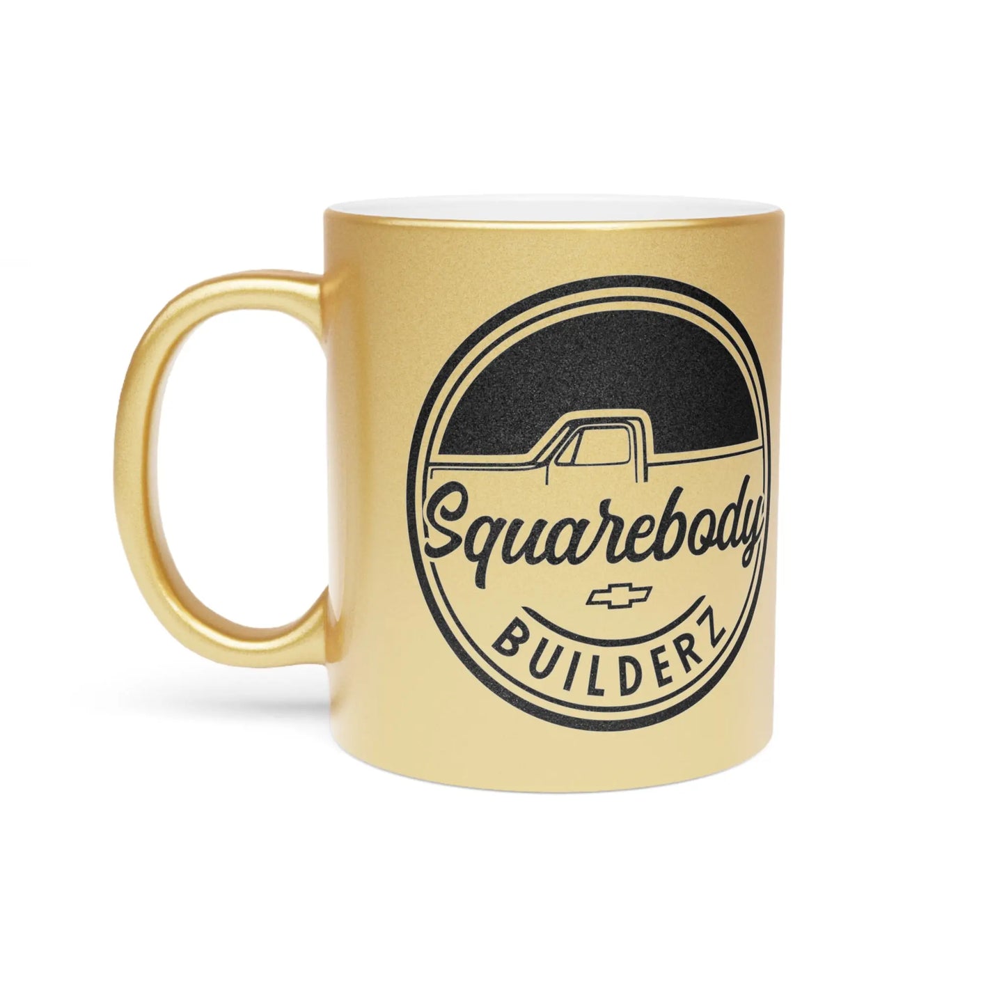 C10 ROUND LOGO Metallic Mug (Silver\Gold) Printify