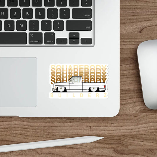 C10 faded series DIE CUT STICKER Printify