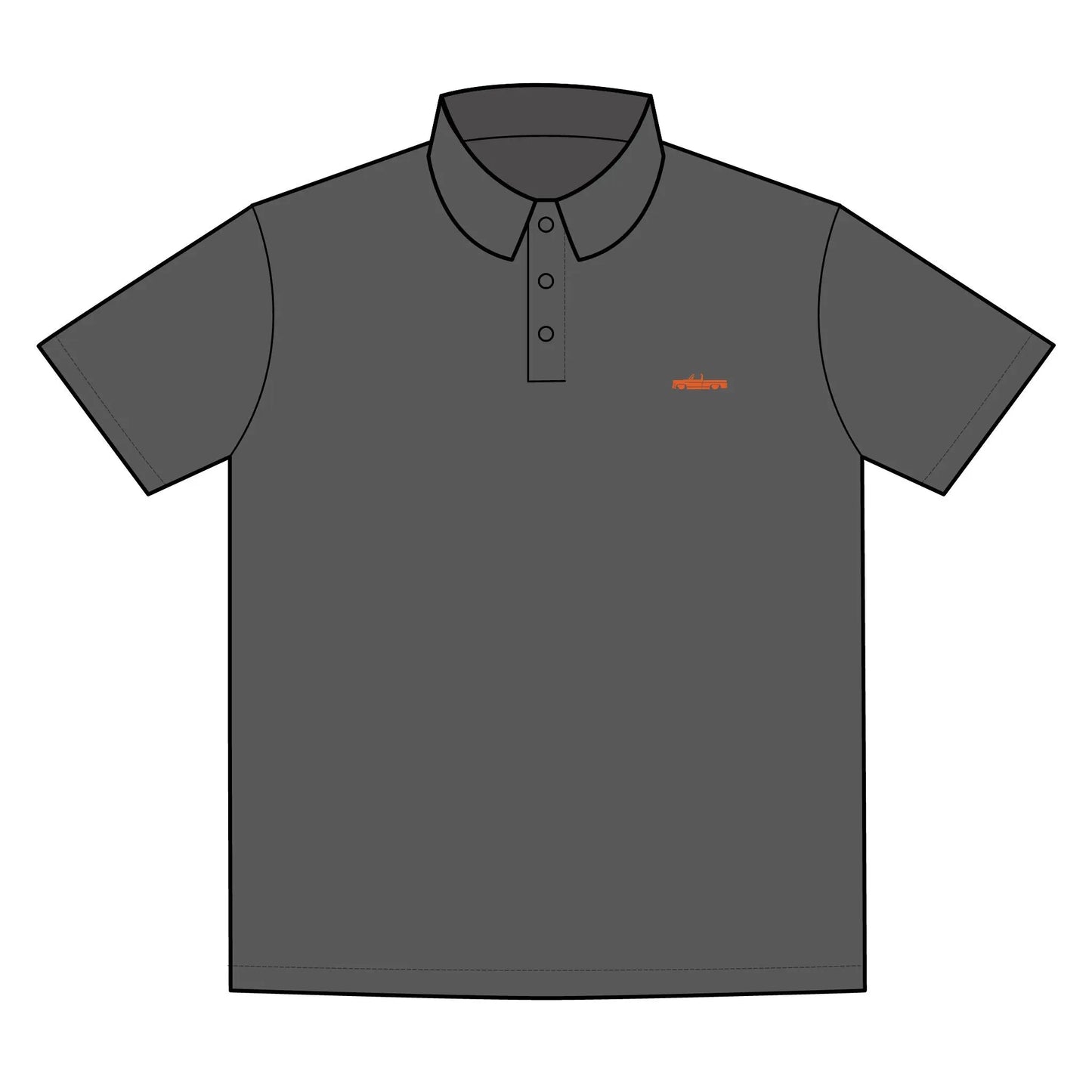 C10 truck Embroidered LOGO Polo Shirt for Active Lifestyle, Perfect for Casual Outings, Fitness Events, Birthdays, Gift for Sports Lovers, Comfortable & Stylish Printify