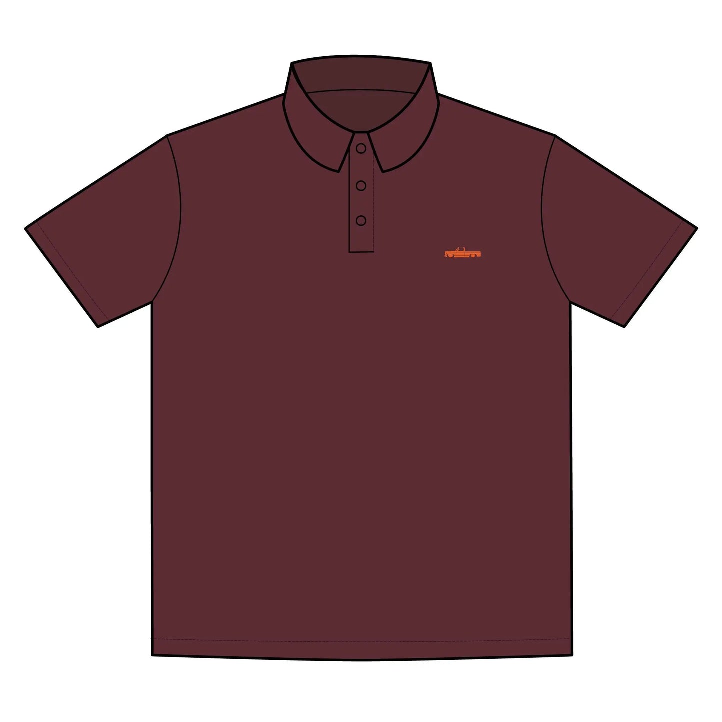 C10 truck Embroidered LOGO Polo Shirt for Active Lifestyle, Perfect for Casual Outings, Fitness Events, Birthdays, Gift for Sports Lovers, Comfortable & Stylish Printify