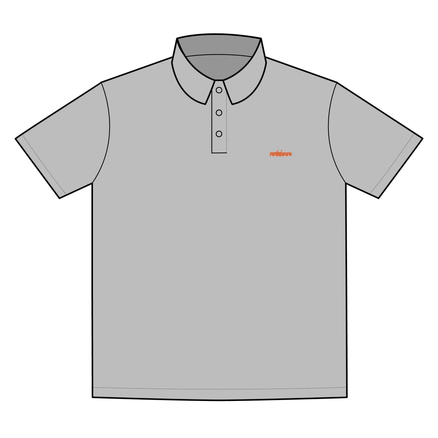 C10 truck Embroidered LOGO Polo Shirt for Active Lifestyle, Perfect for Casual Outings, Fitness Events, Birthdays, Gift for Sports Lovers, Comfortable & Stylish Printify