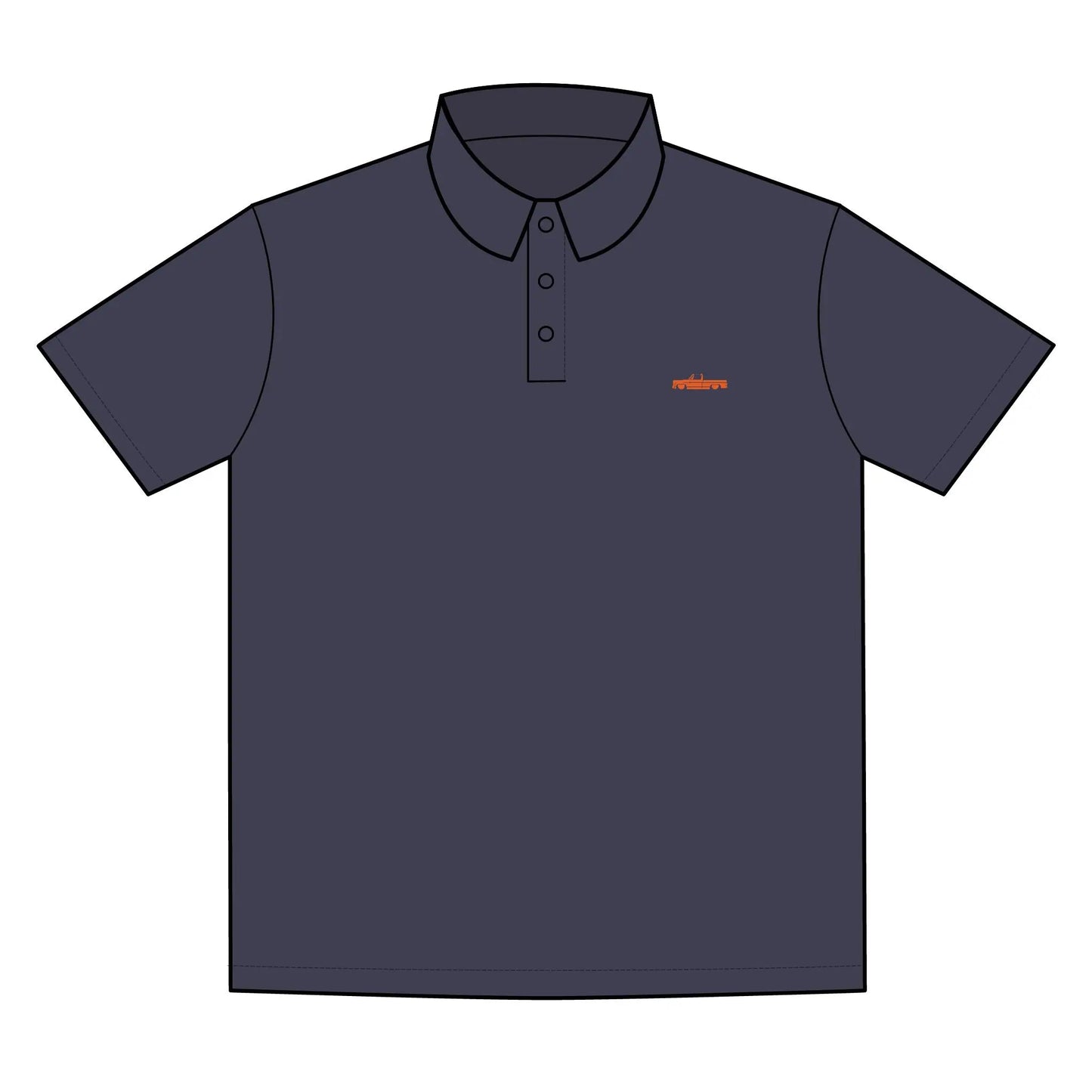 C10 truck Embroidered LOGO Polo Shirt for Active Lifestyle, Perfect for Casual Outings, Fitness Events, Birthdays, Gift for Sports Lovers, Comfortable & Stylish Printify