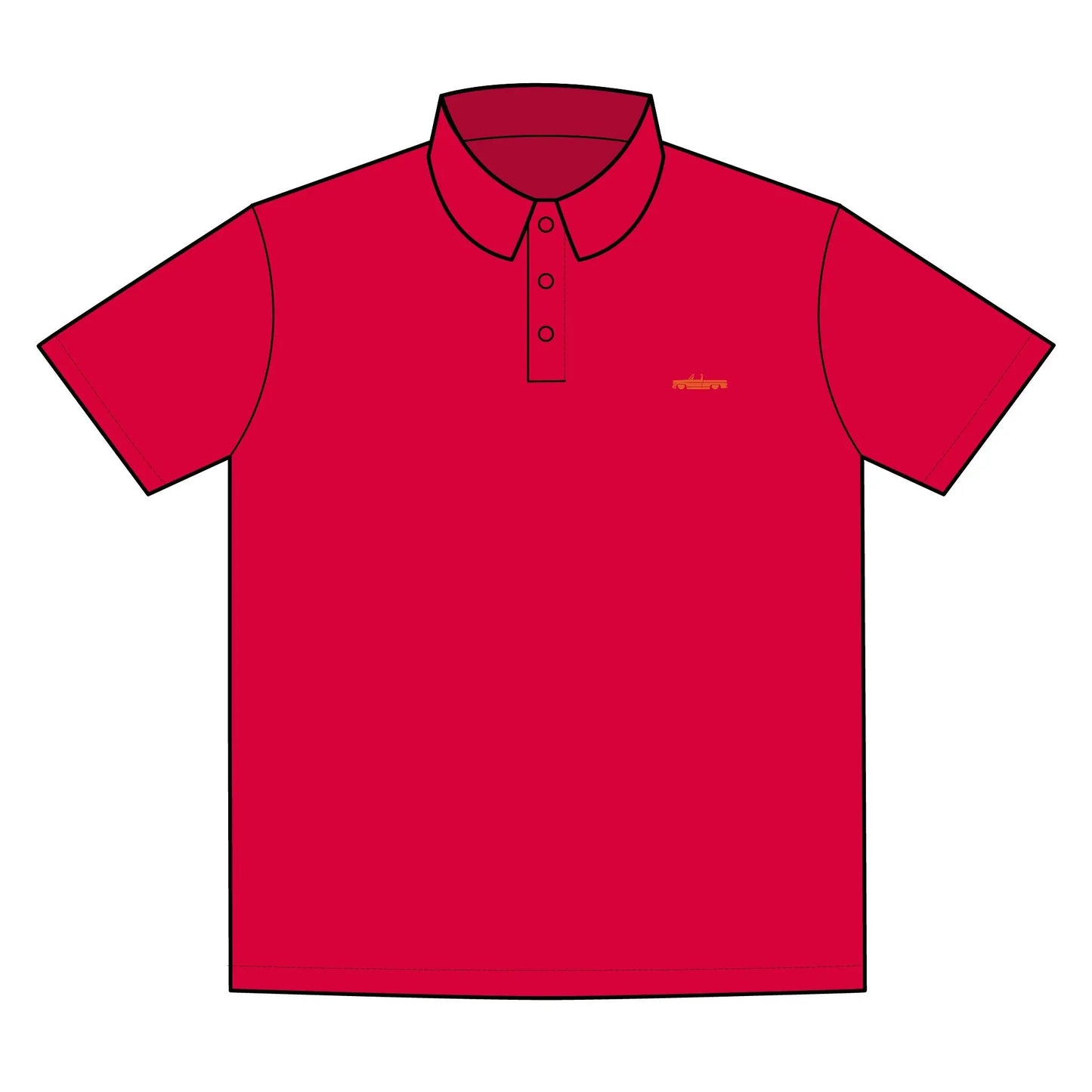 C10 truck Embroidered LOGO Polo Shirt for Active Lifestyle, Perfect for Casual Outings, Fitness Events, Birthdays, Gift for Sports Lovers, Comfortable & Stylish Printify