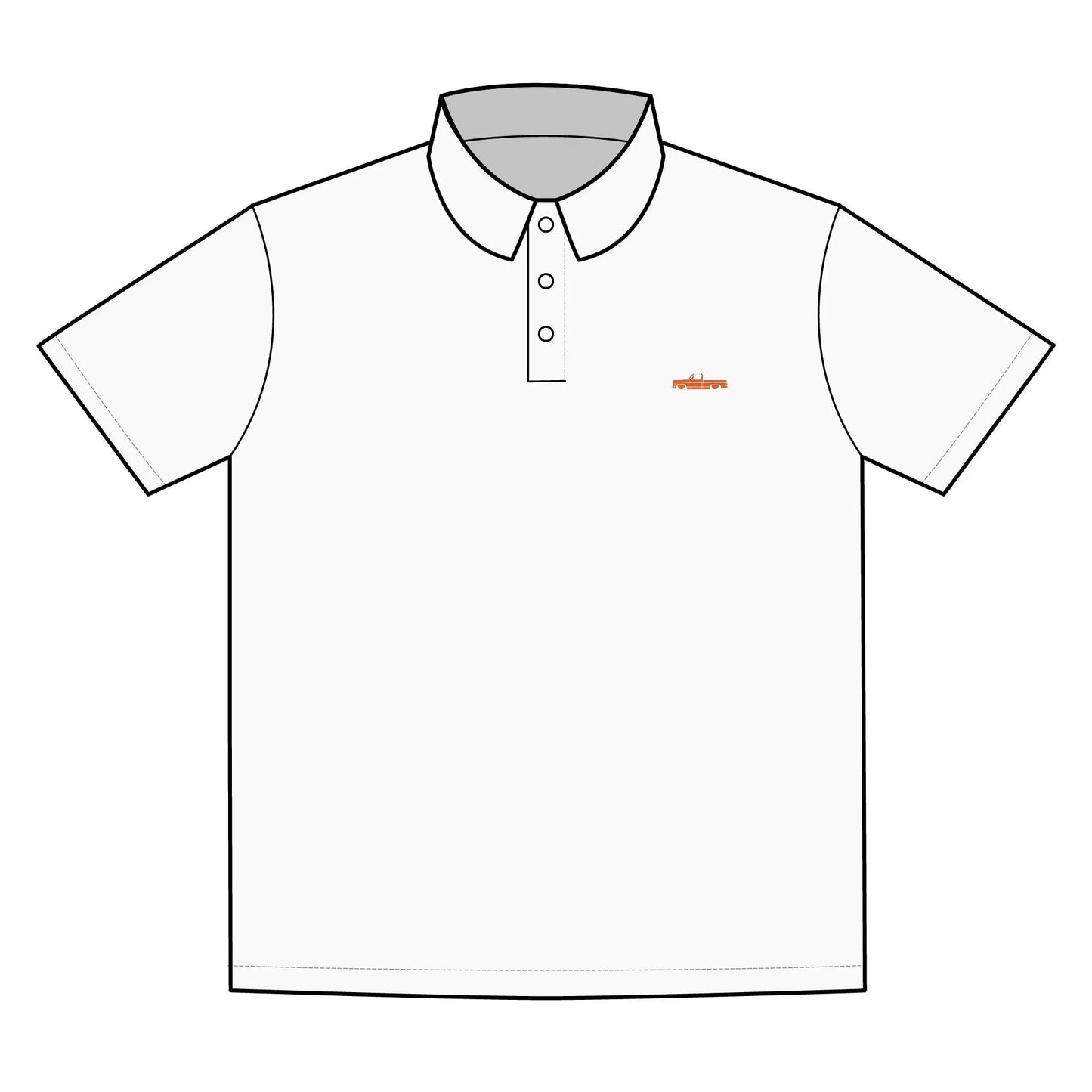 C10 truck Embroidered LOGO Polo Shirt for Active Lifestyle, Perfect for Casual Outings, Fitness Events, Birthdays, Gift for Sports Lovers, Comfortable & Stylish Printify