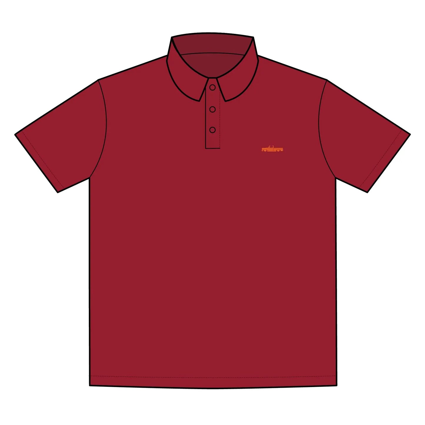 C10 truck Embroidered LOGO Polo Shirt for Active Lifestyle, Perfect for Casual Outings, Fitness Events, Birthdays, Gift for Sports Lovers, Comfortable & Stylish Printify