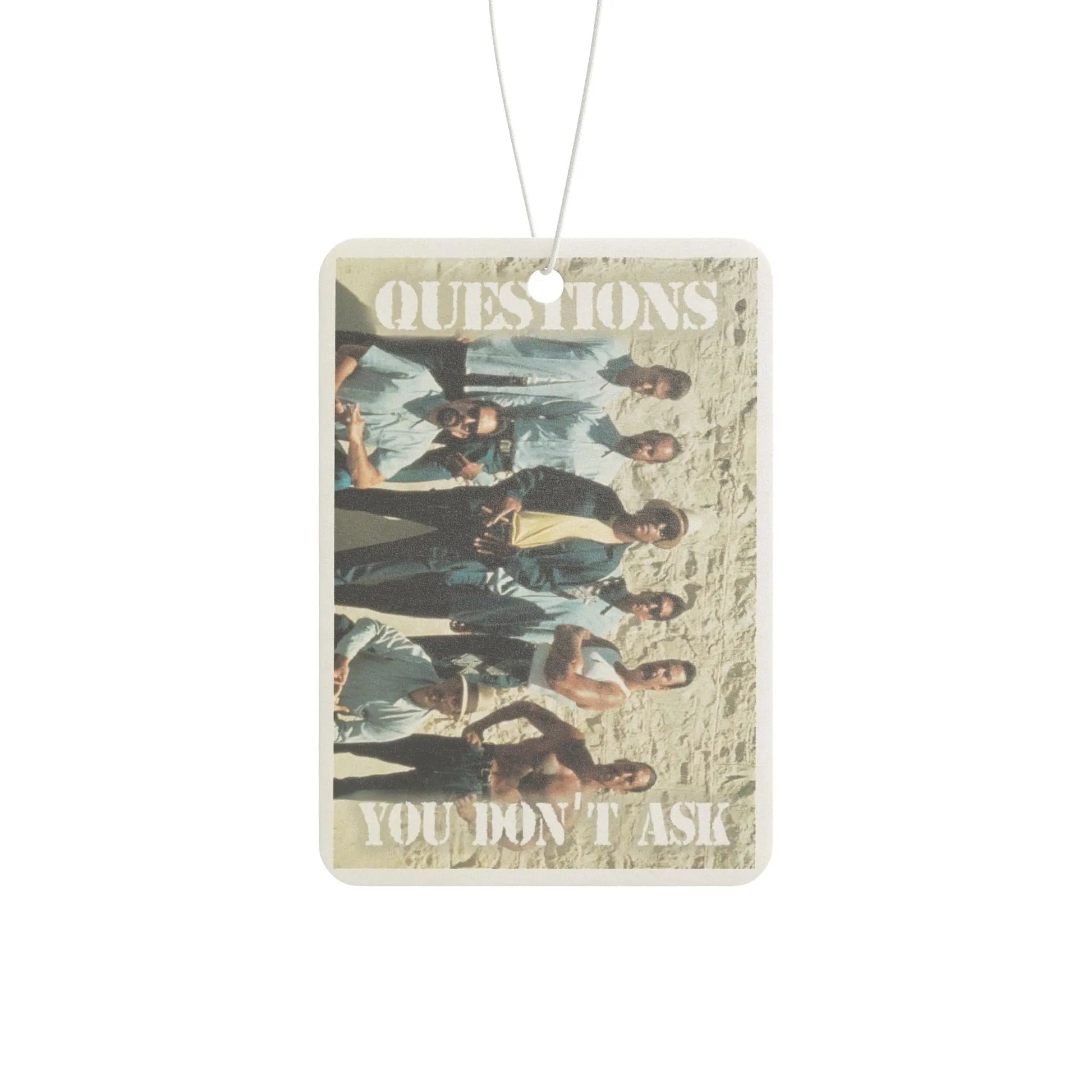 Car Air Freshener - Scented Accent 'LA Onda Questions You Don’t Ask' Blood in Blood Out Inspired Printify