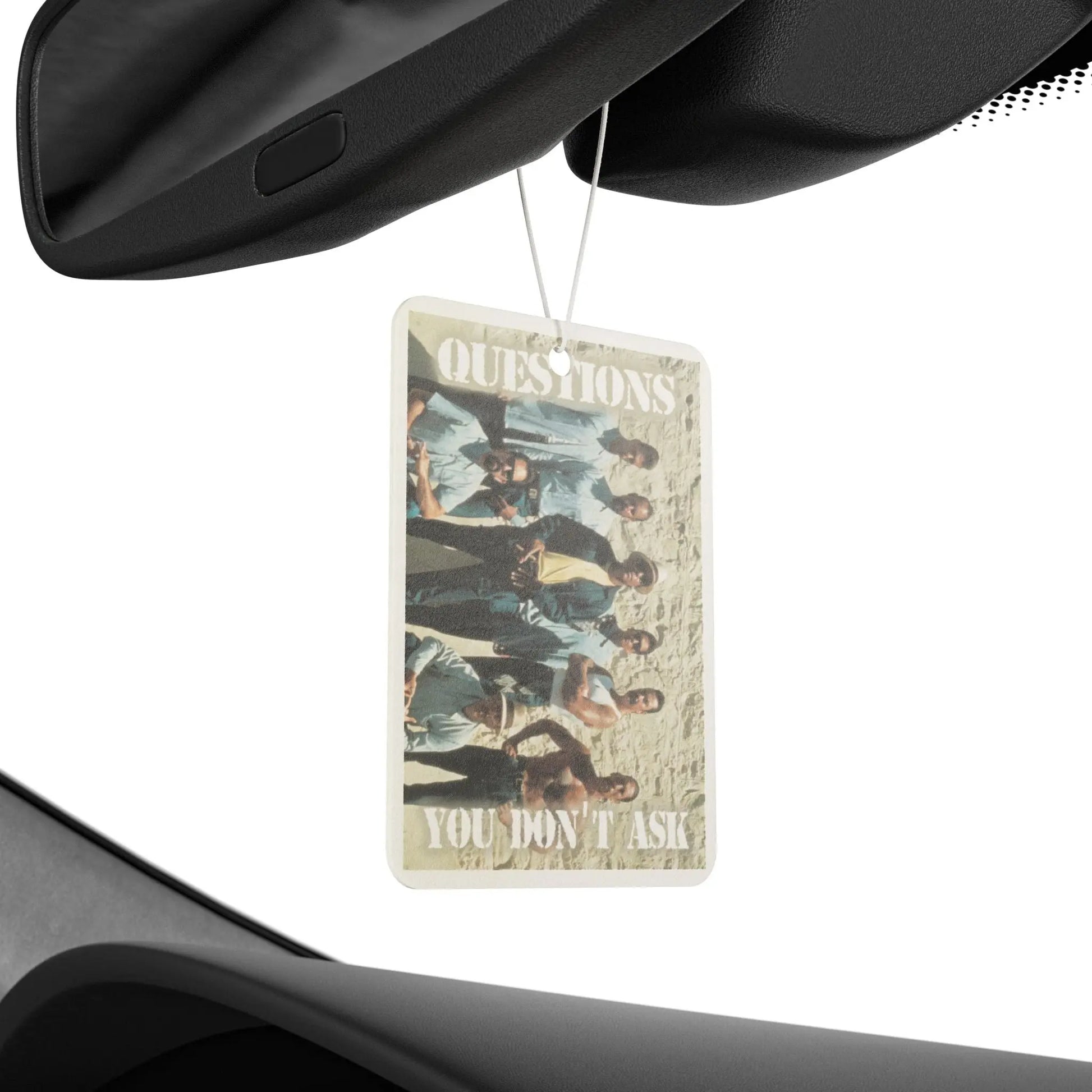 Car Air Freshener - Scented Accent 'LA Onda Questions You Don’t Ask' Blood in Blood Out Inspired Printify