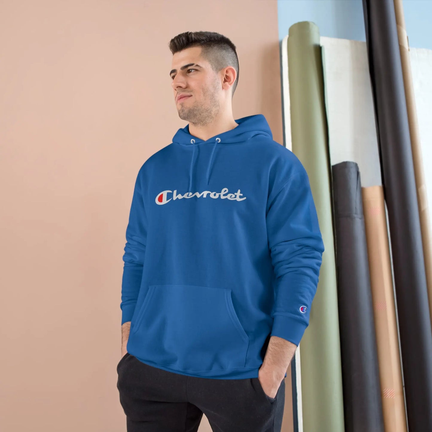 Chevrolet LOGO Champion Hoodie Printify