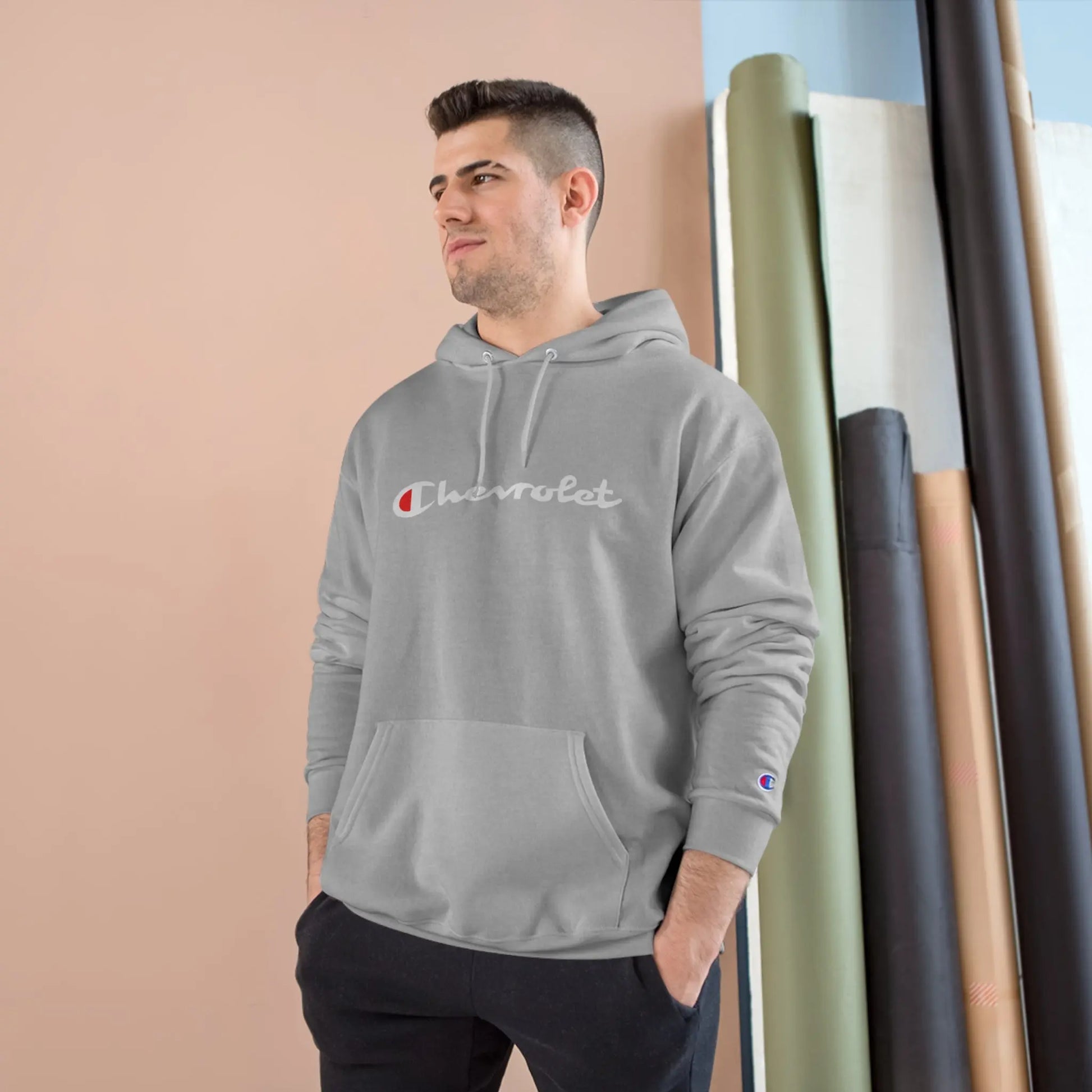 Chevrolet LOGO Champion Hoodie Printify