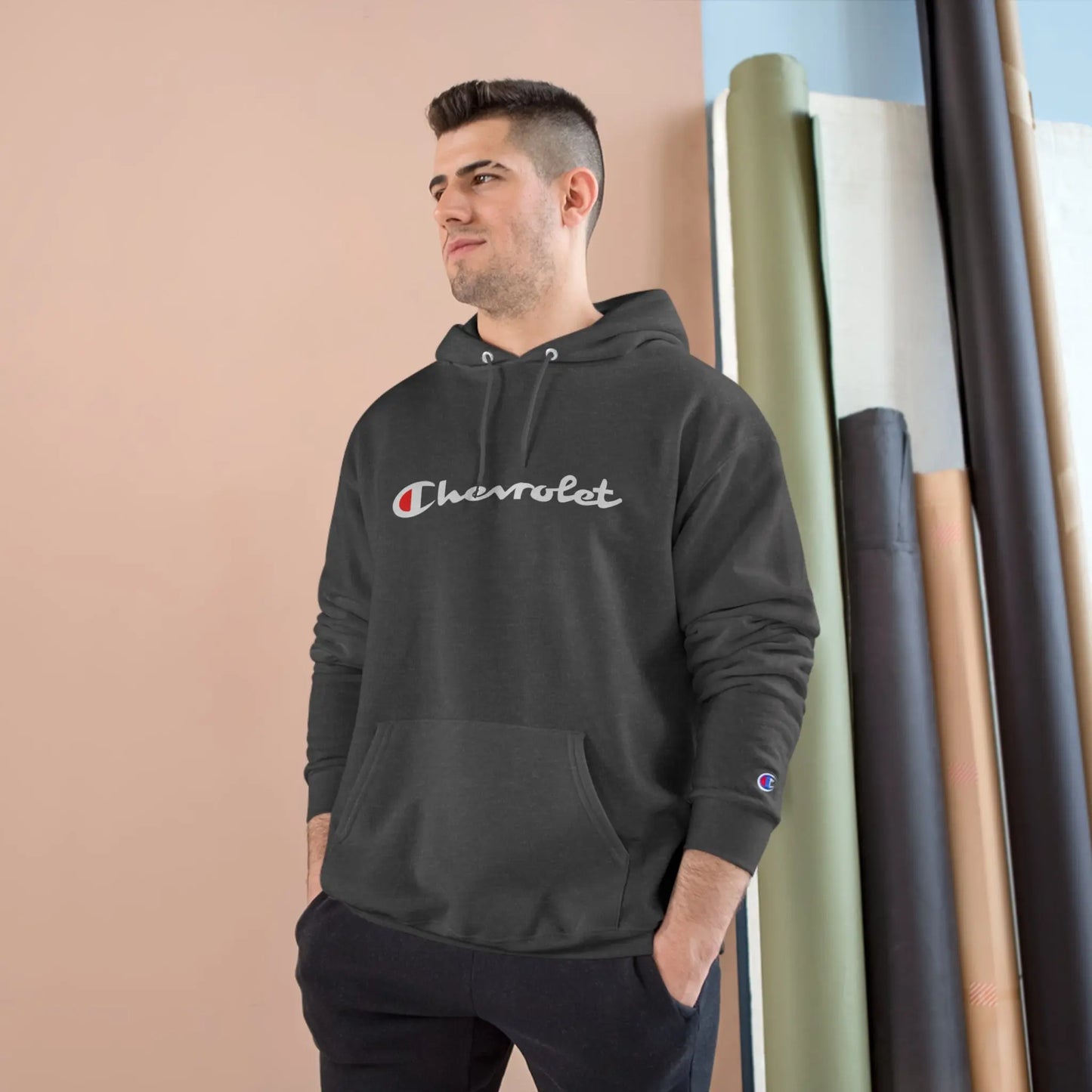 Chevrolet LOGO Champion Hoodie Printify