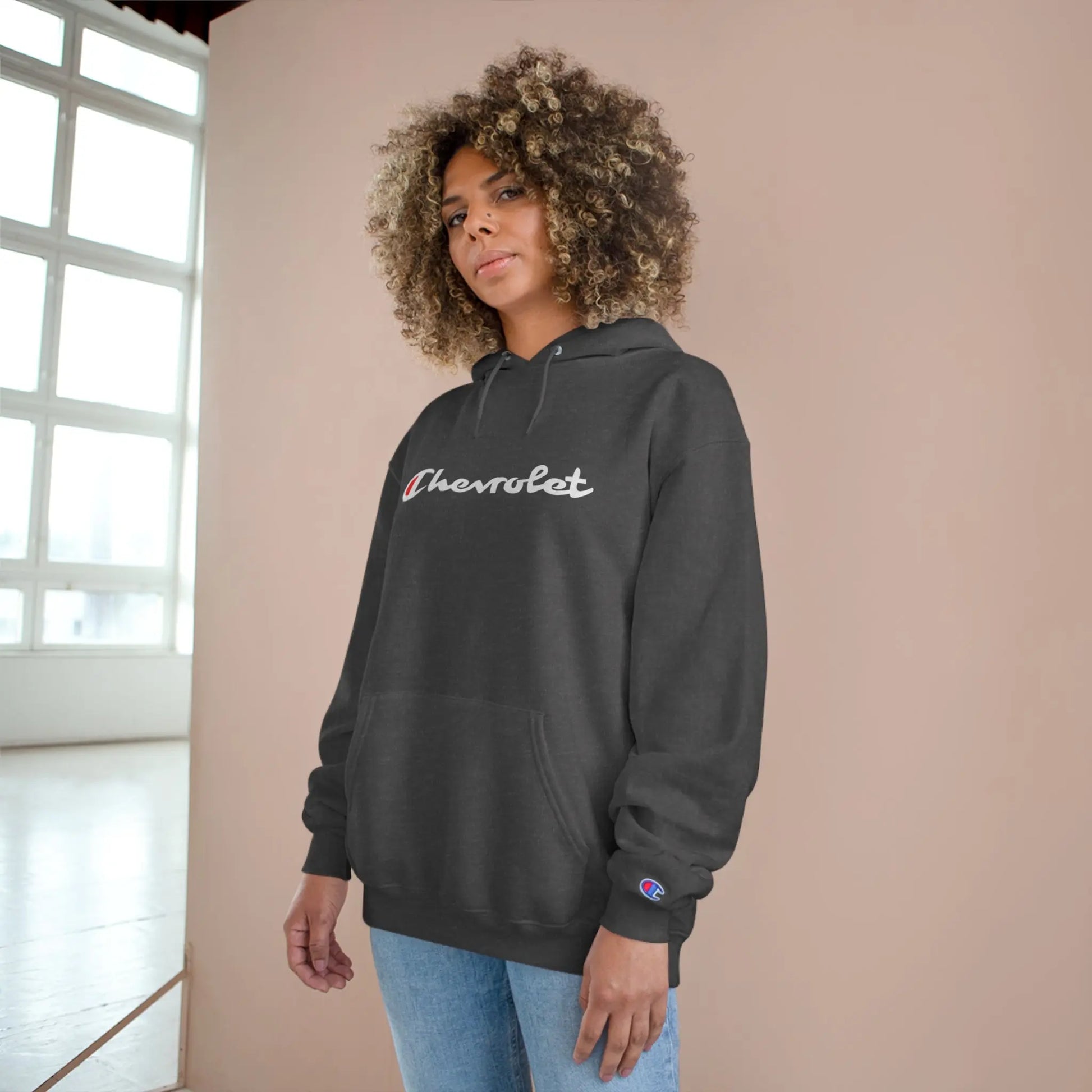 Chevrolet LOGO Champion Hoodie Printify