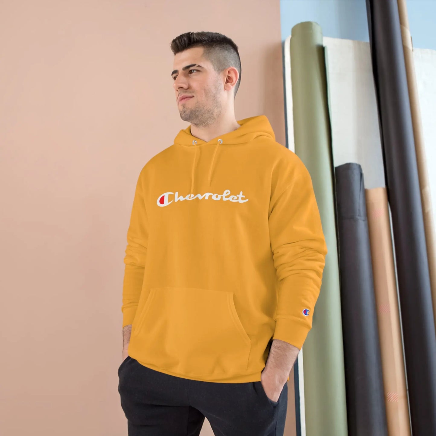 Chevrolet LOGO Champion Hoodie Printify