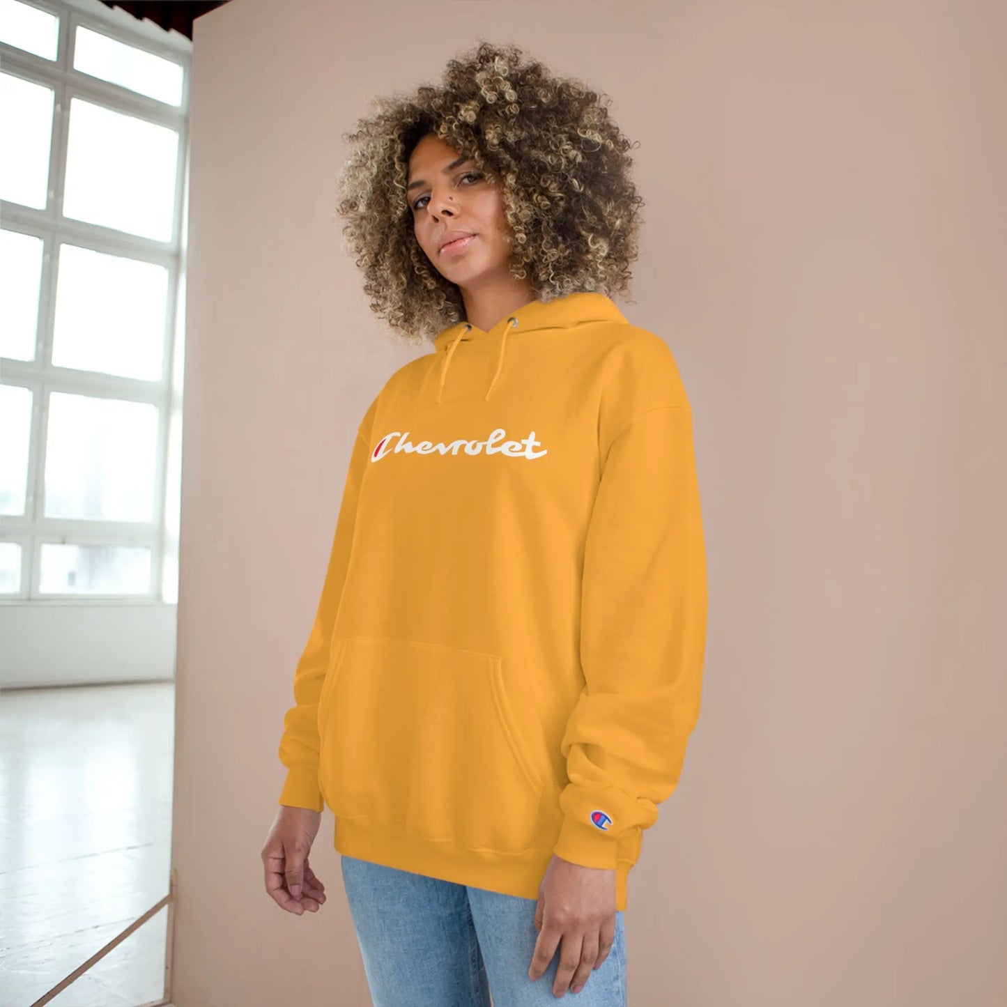 Chevrolet LOGO Champion Hoodie Printify