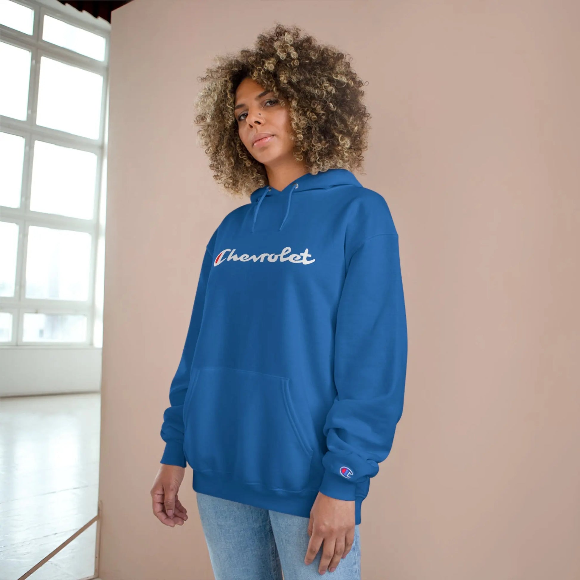 Chevrolet LOGO Champion Hoodie Printify