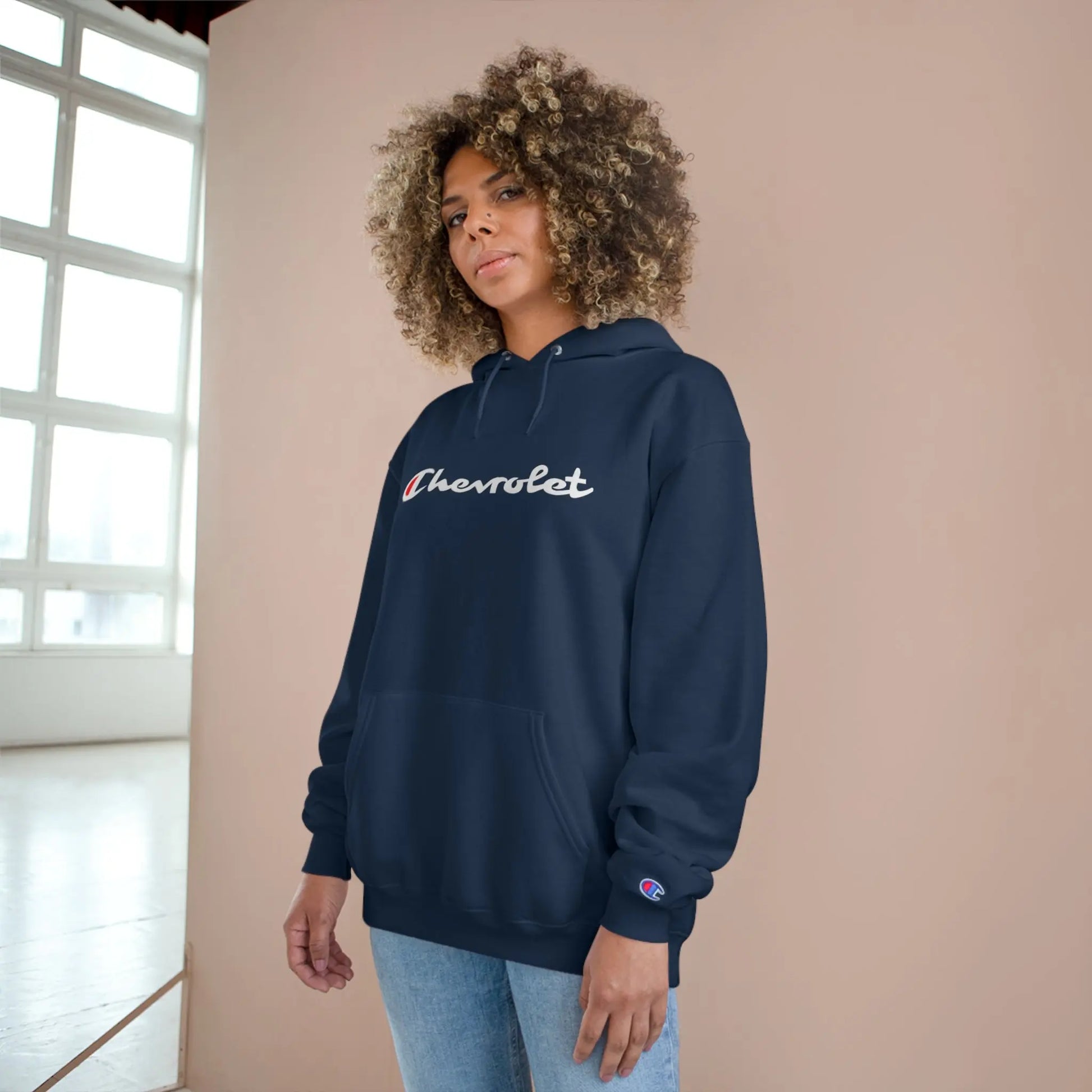 Chevrolet LOGO Champion Hoodie Printify