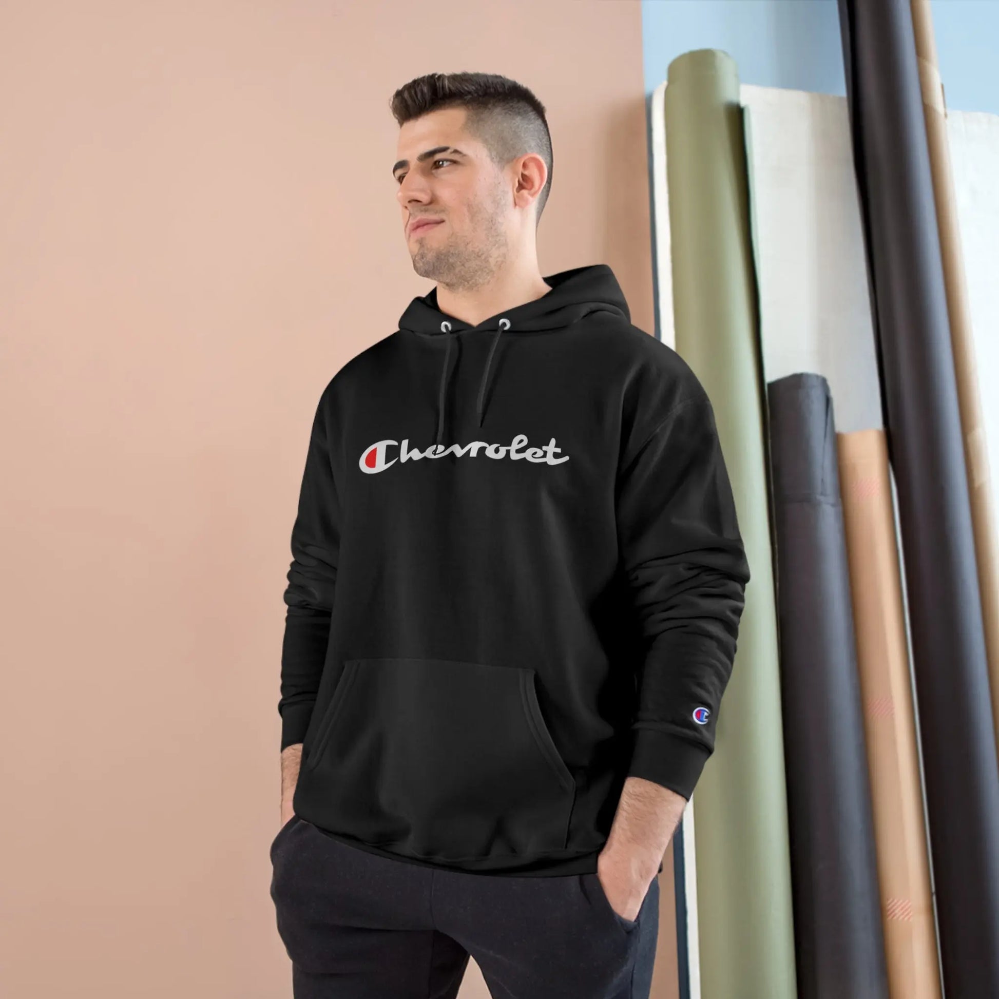 Chevrolet LOGO Champion Hoodie Printify
