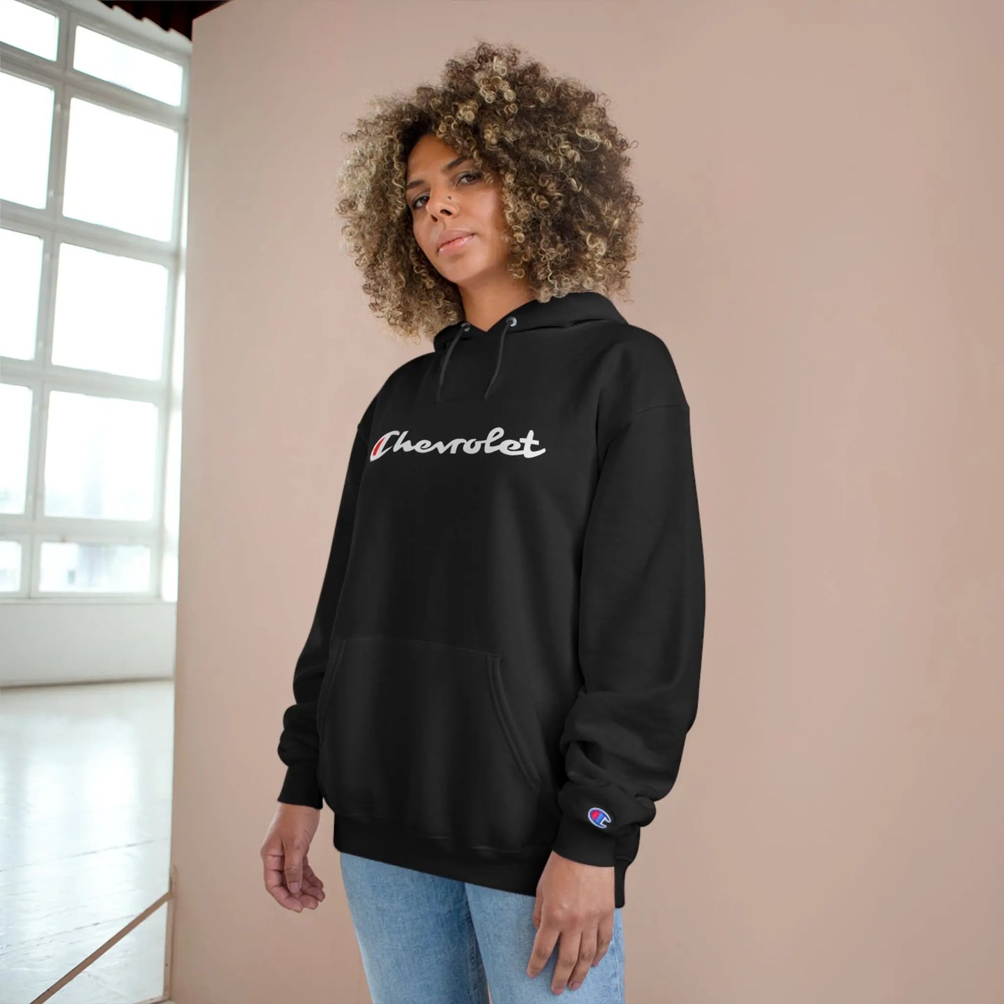 Chevrolet LOGO Champion Hoodie Printify