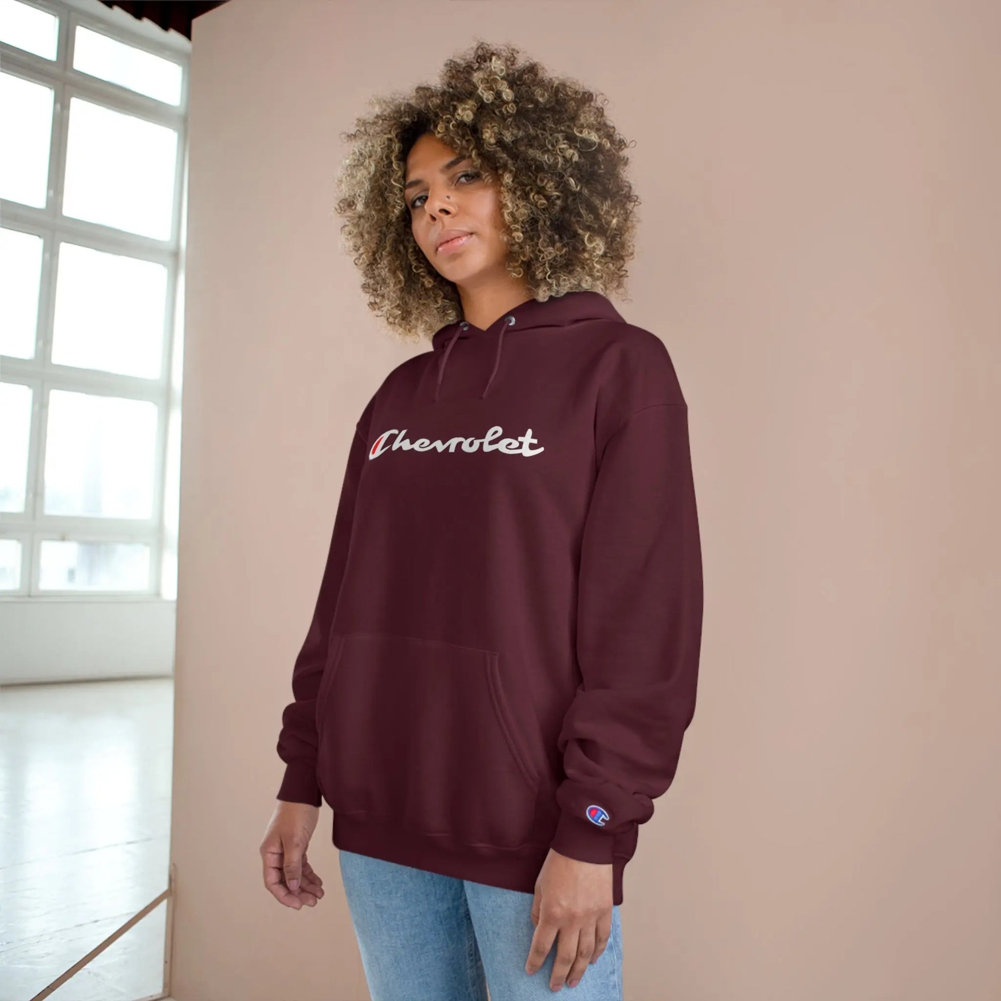 Chevrolet LOGO Champion Hoodie Printify
