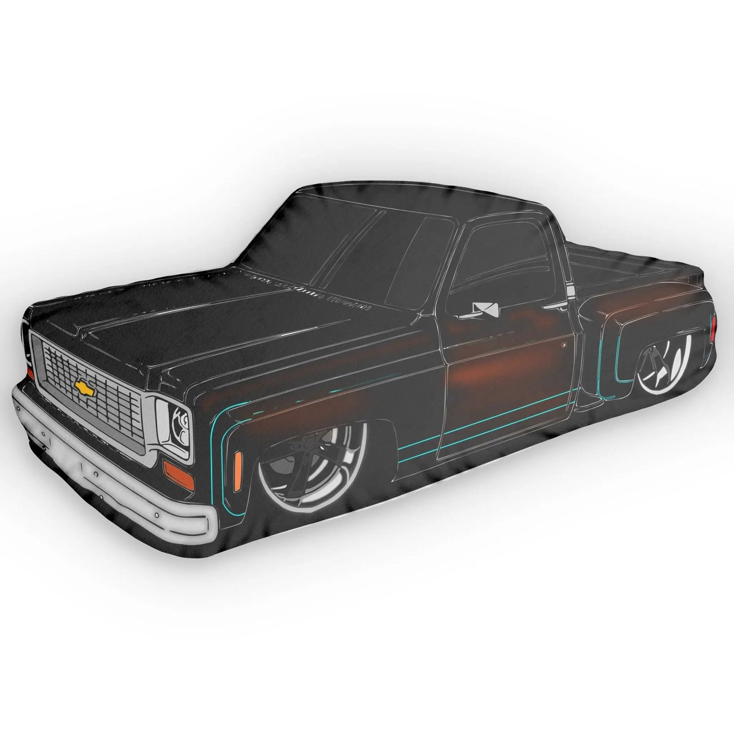 Custom C10 stepside Shaped throw pillow Printify