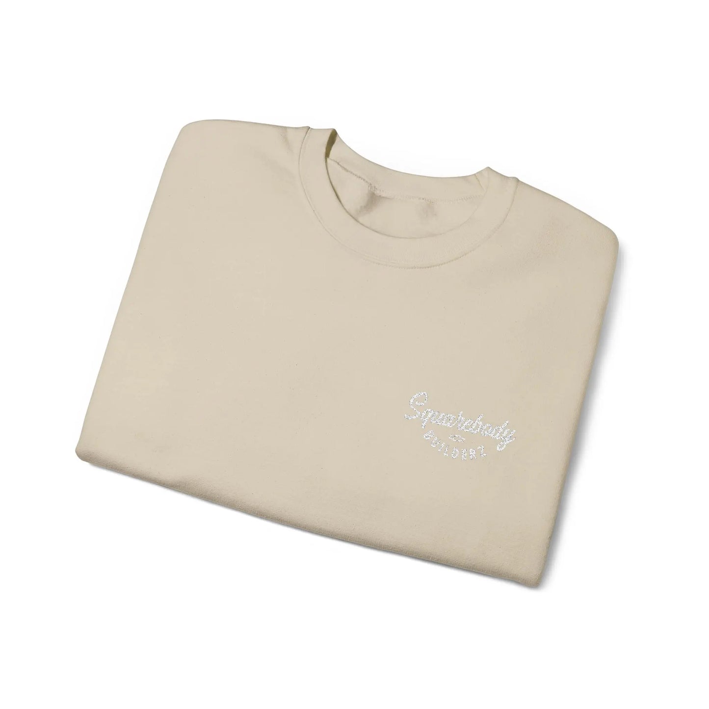 Embroidered LOGO crewneck sweater Printify