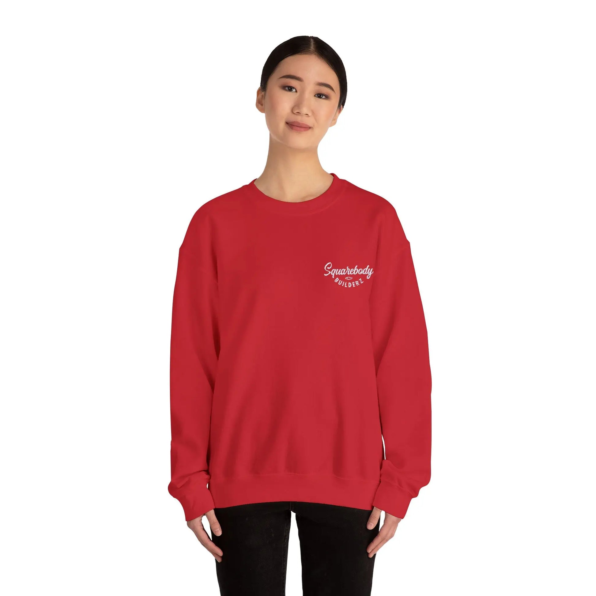 Embroidered LOGO crewneck sweater Printify