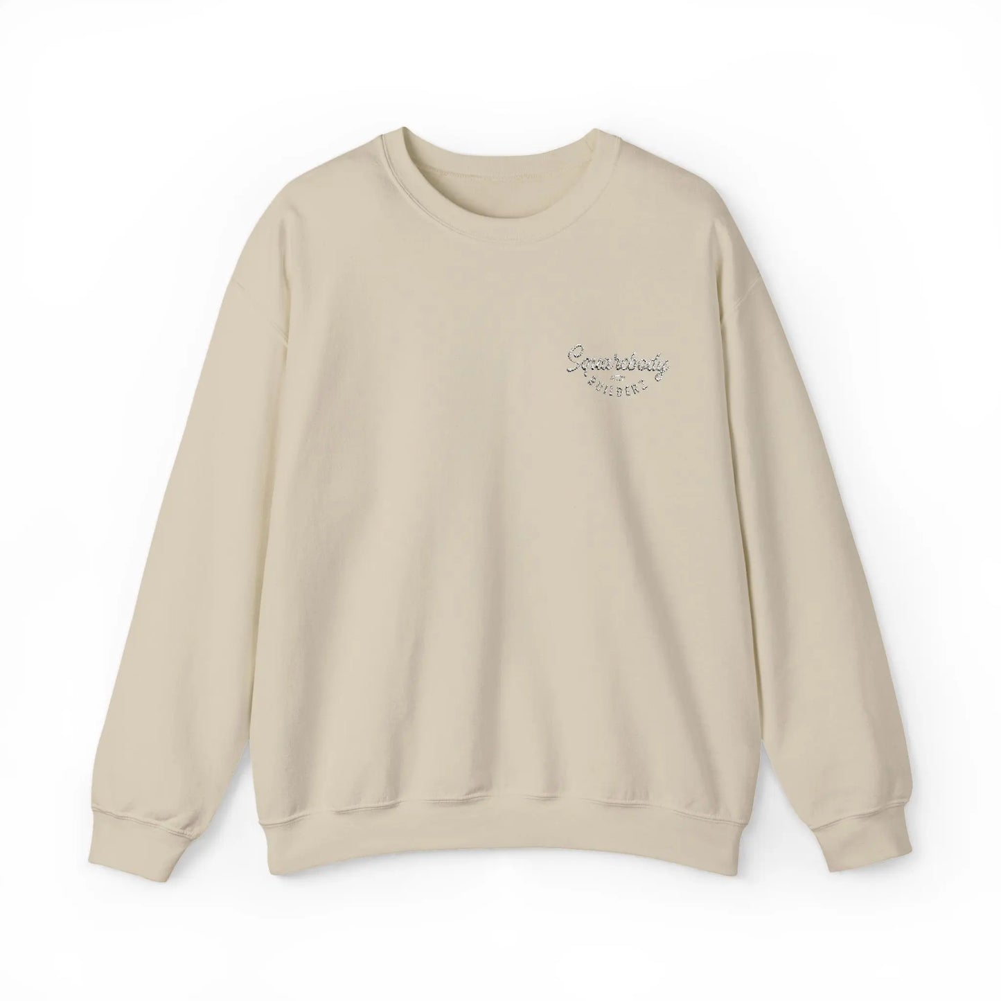 Embroidered LOGO crewneck sweater Printify