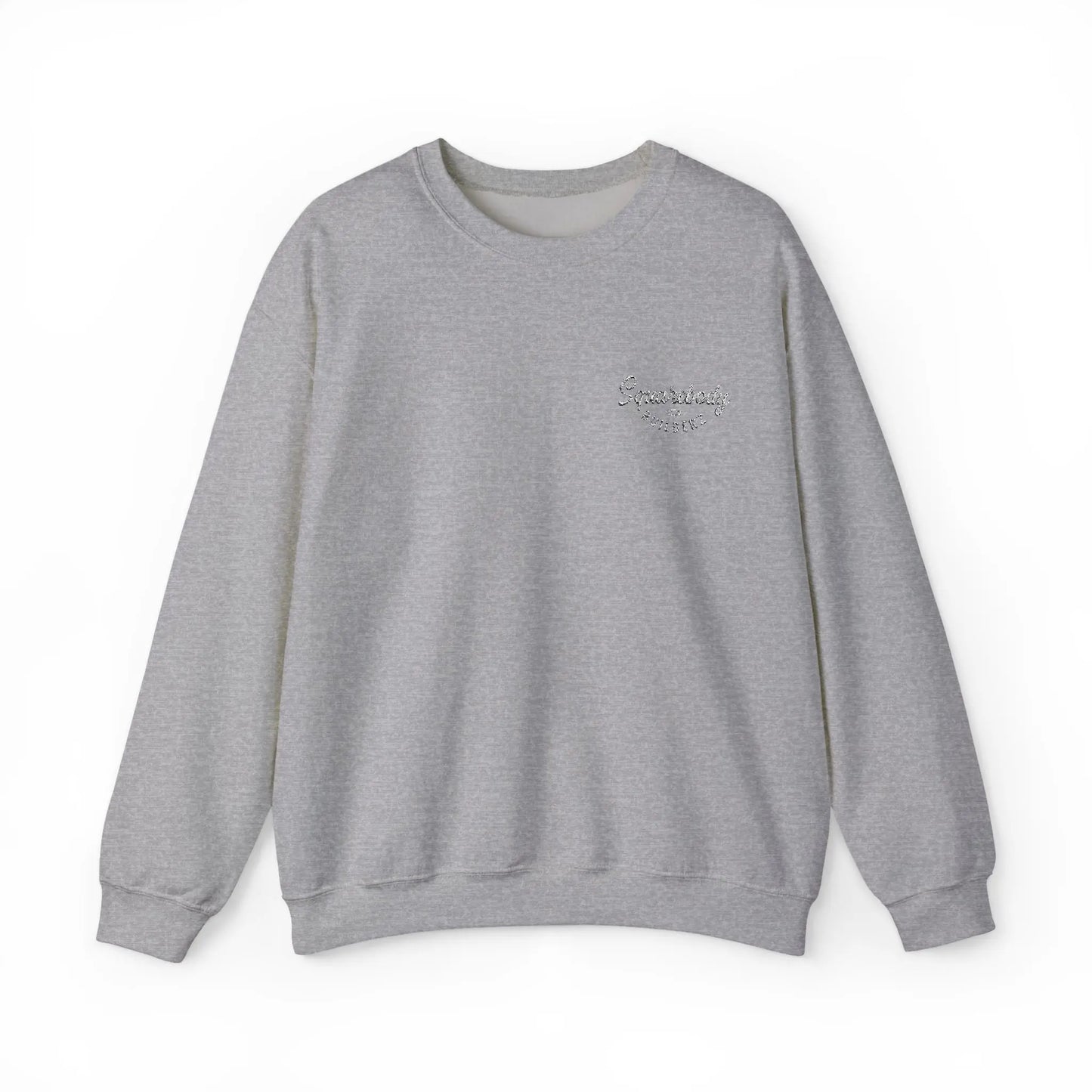 Embroidered LOGO crewneck sweater Printify