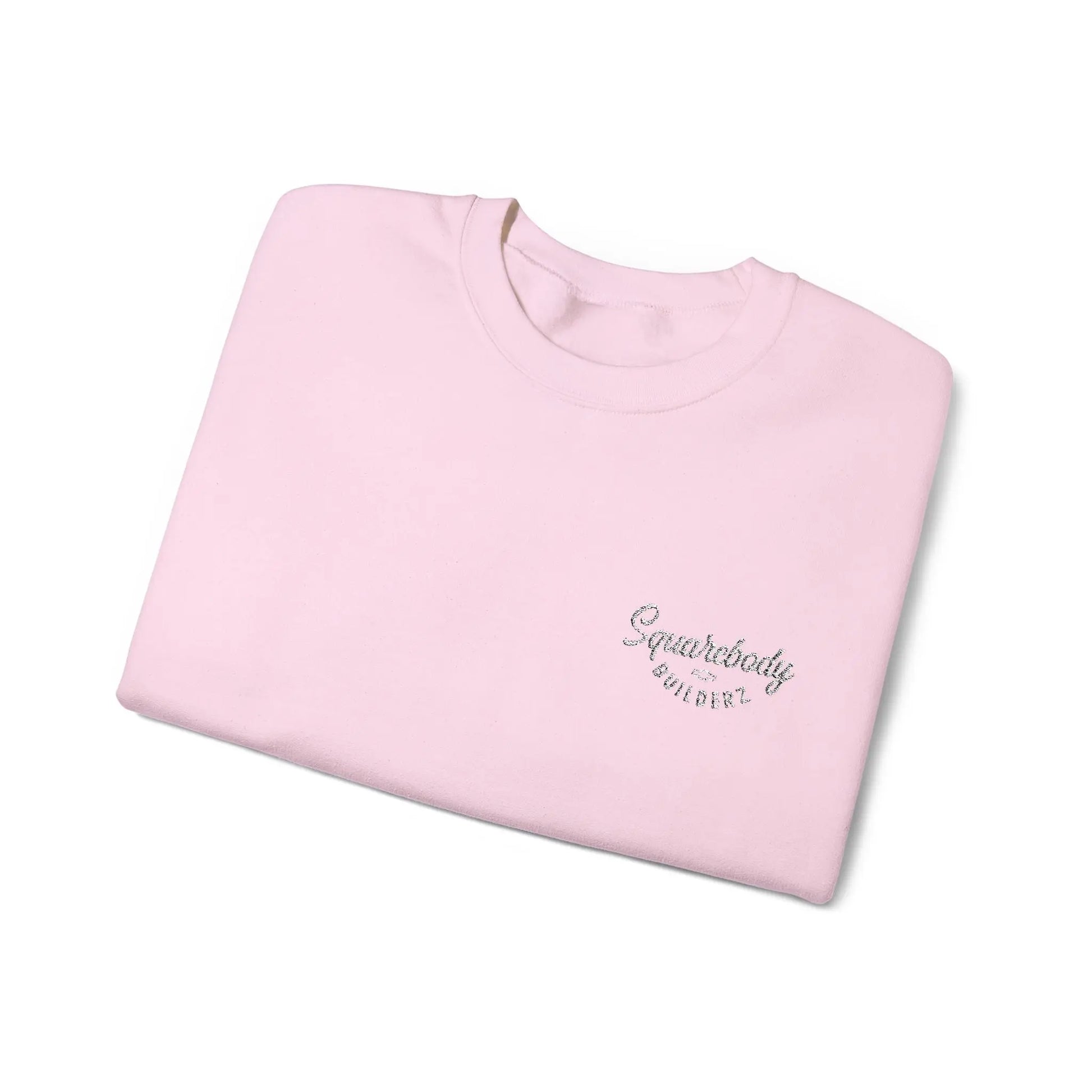Embroidered LOGO crewneck sweater Printify