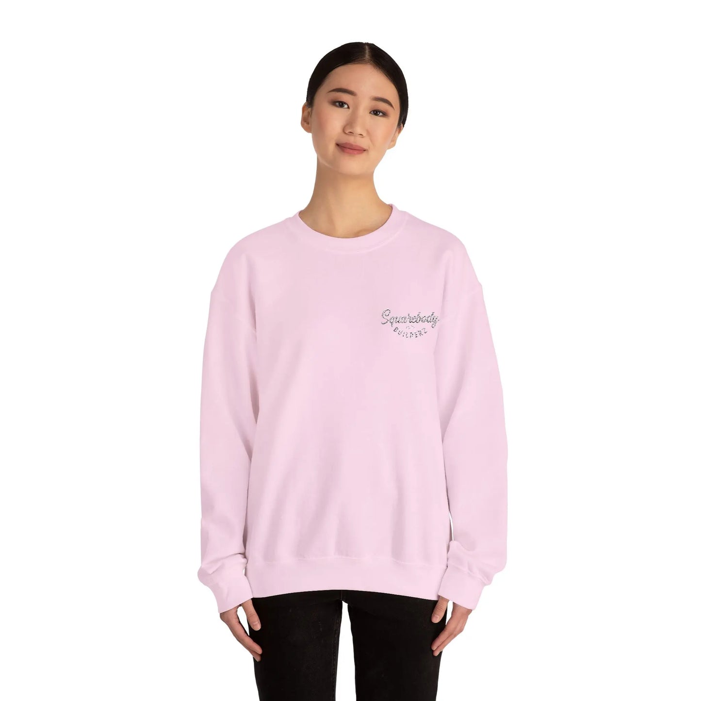 Embroidered LOGO crewneck sweater Printify