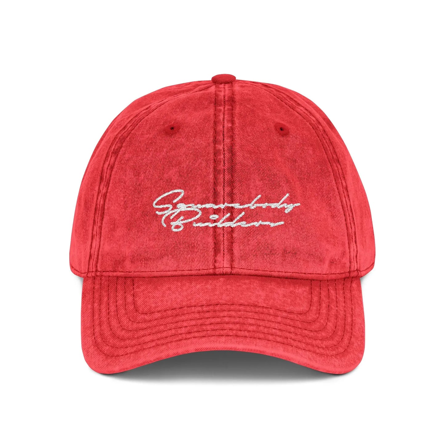 Embroidered Vintage Cap DAD HAT signature series Printify