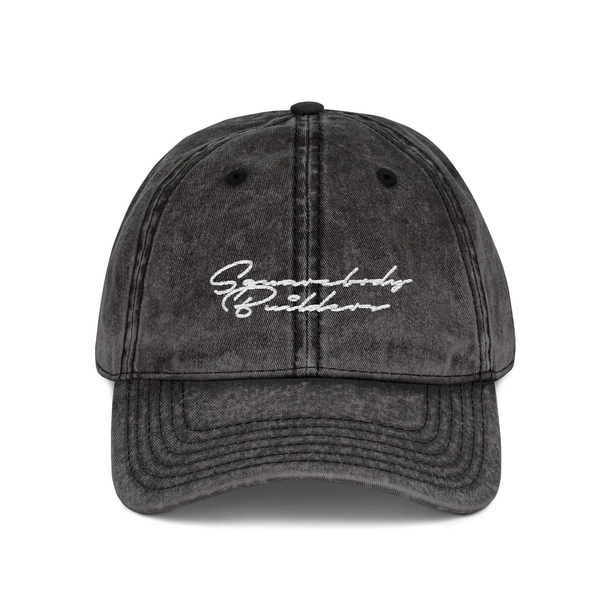 Embroidered Vintage Cap DAD HAT signature series Printify