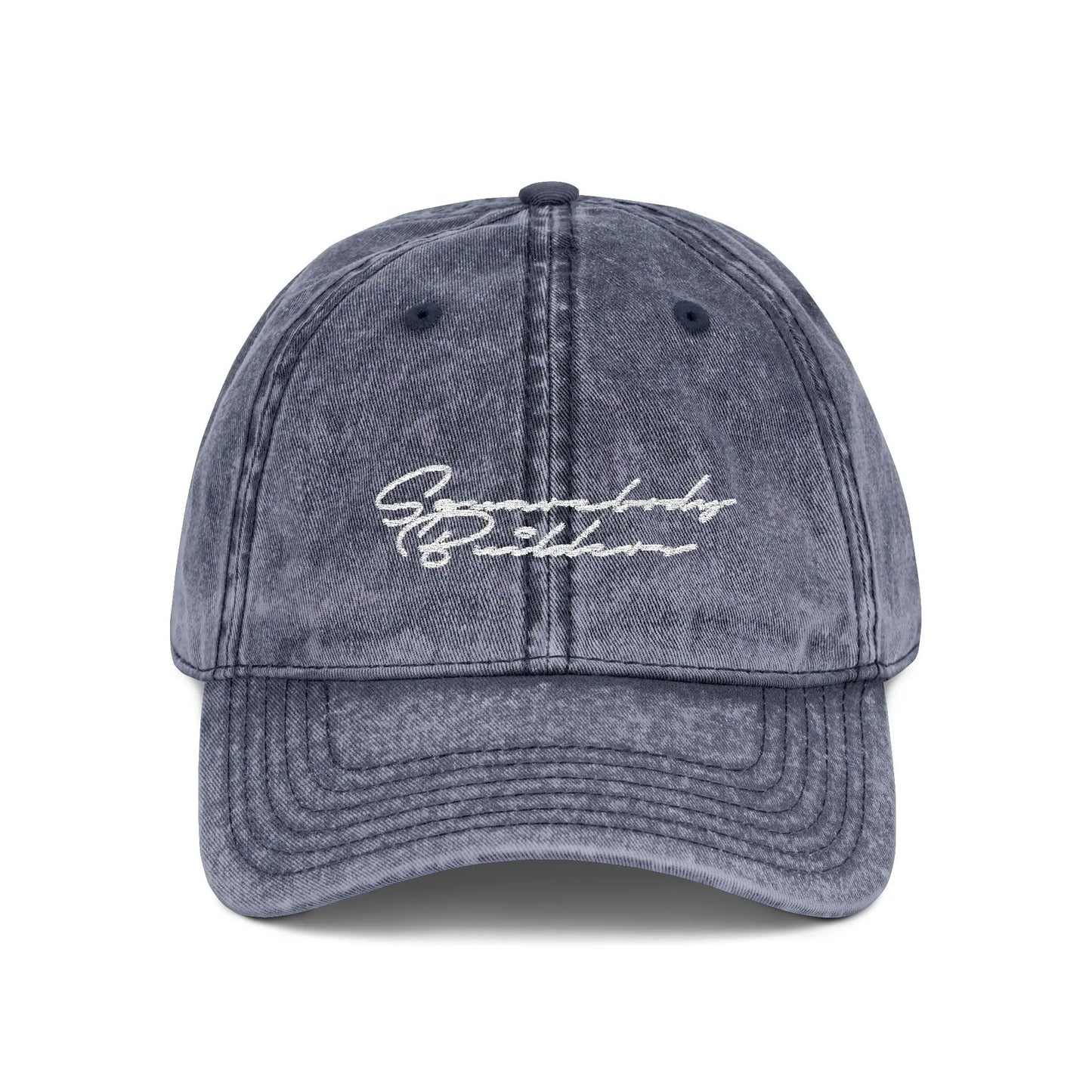 Embroidered Vintage Cap DAD HAT signature series Printify