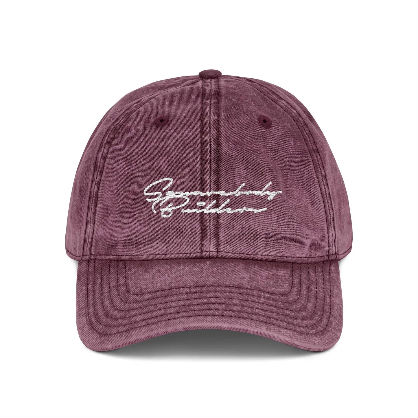 Embroidered Vintage Cap DAD HAT signature series Printify