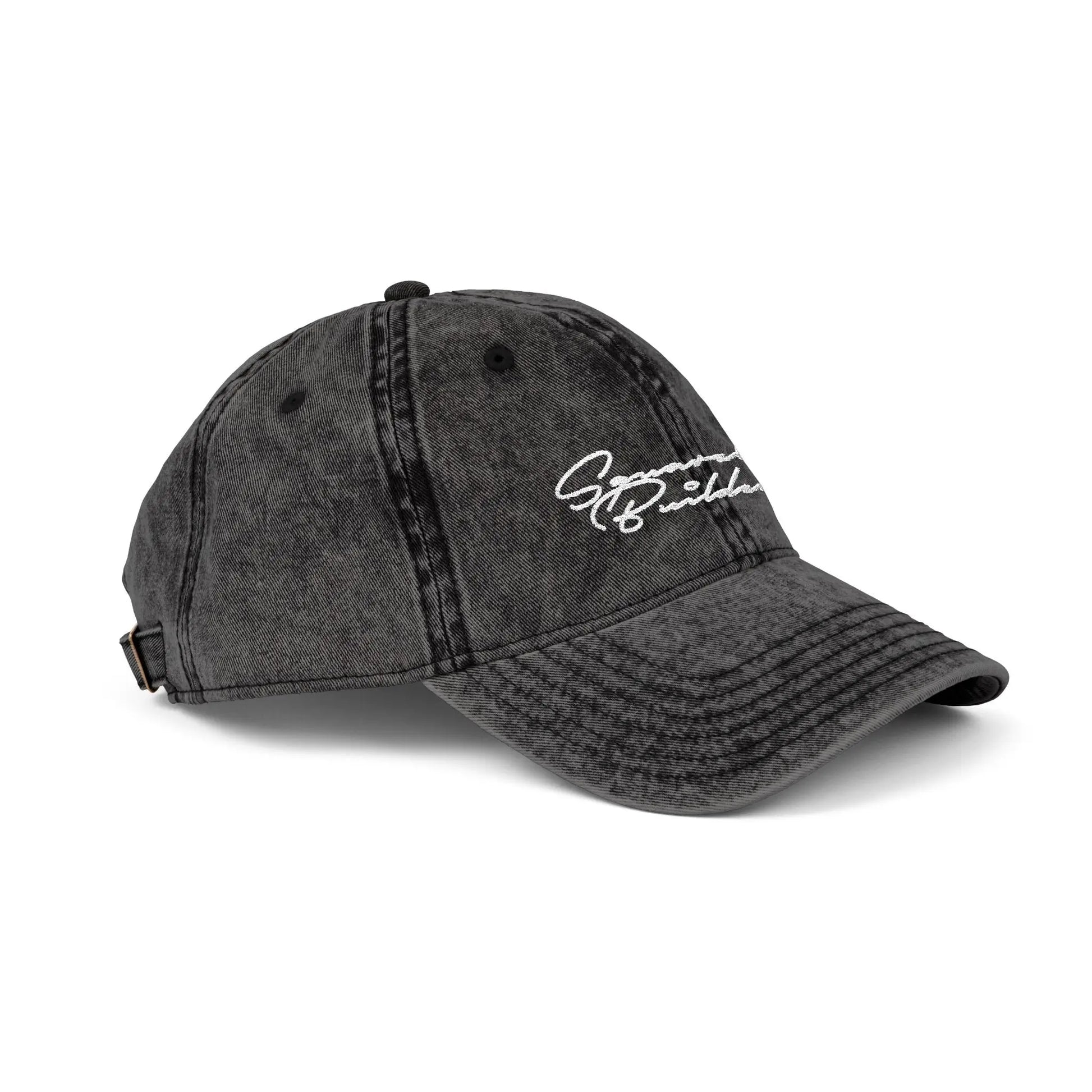 Embroidered Vintage Cap DAD HAT signature series Printify