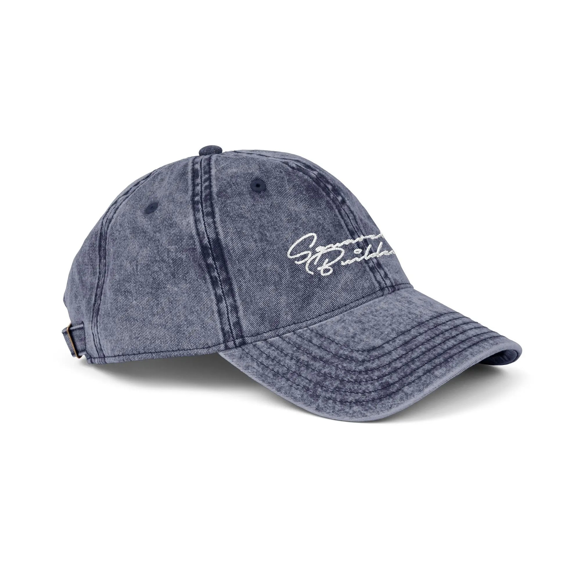 Embroidered Vintage Cap DAD HAT signature series Printify