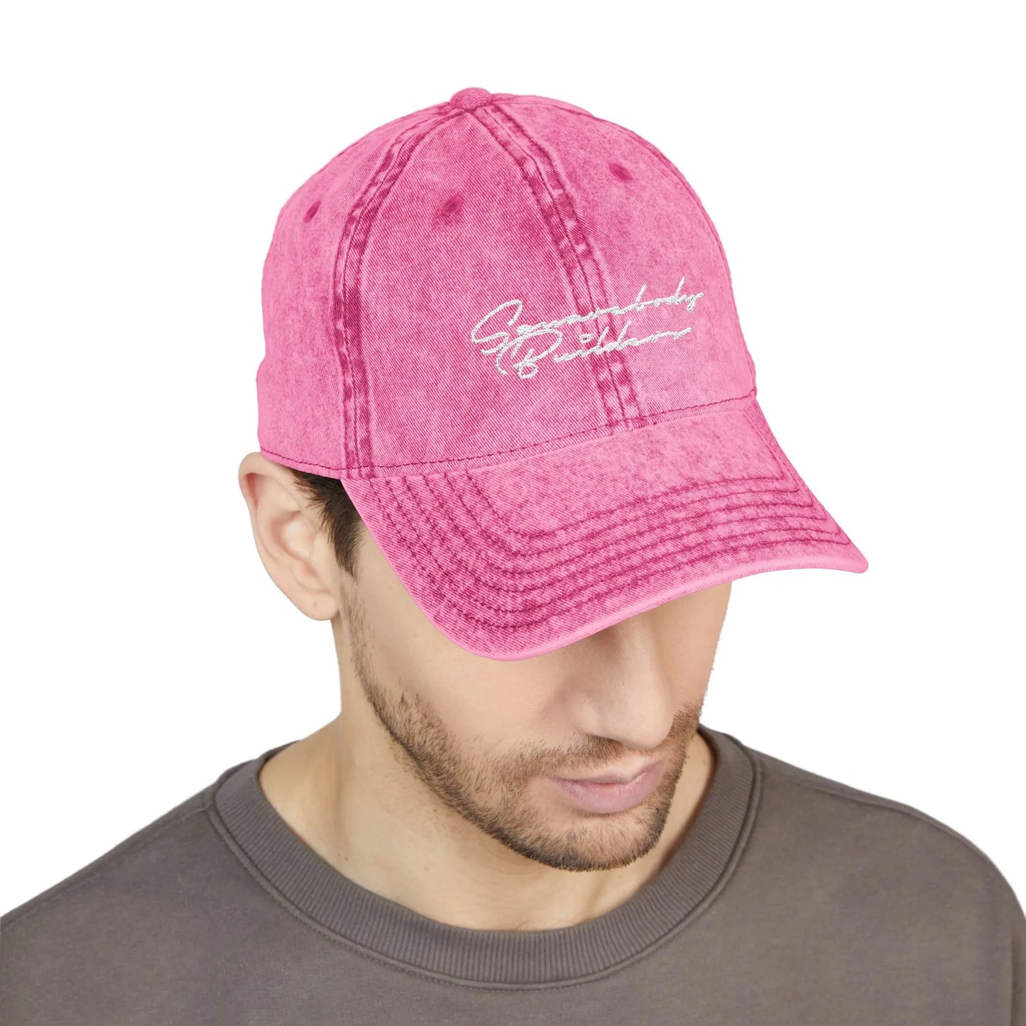 Embroidered Vintage Cap DAD HAT signature series Printify