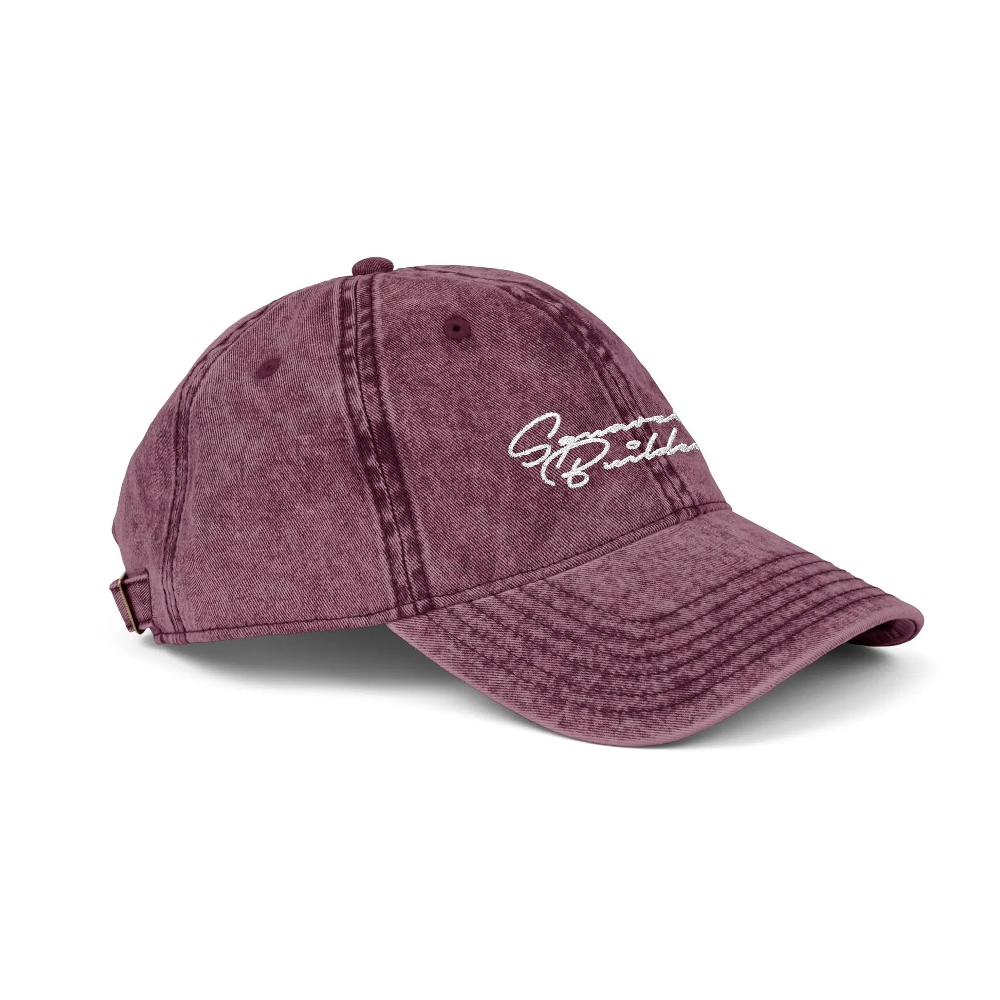 Embroidered Vintage Cap DAD HAT signature series Printify