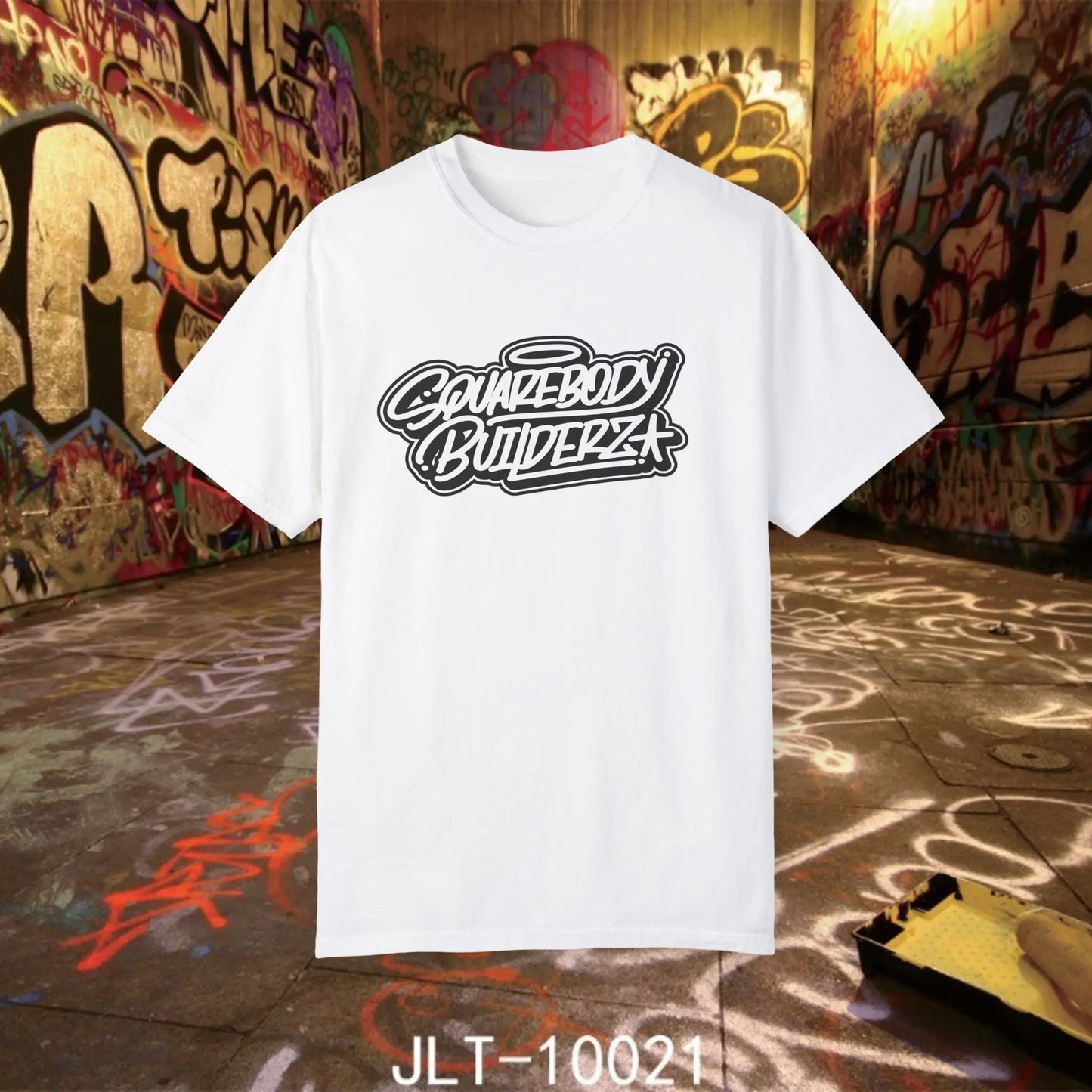 GRAFFITI Squarebody Builderz logo Tee Printify