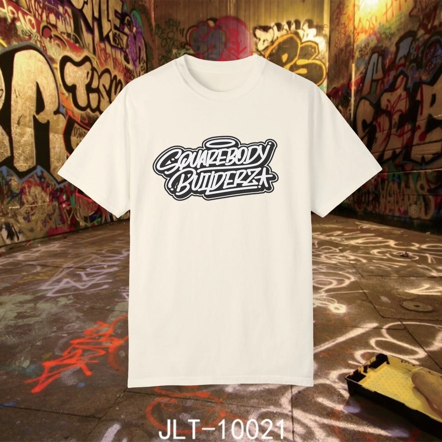 GRAFFITI Squarebody Builderz logo Tee Printify