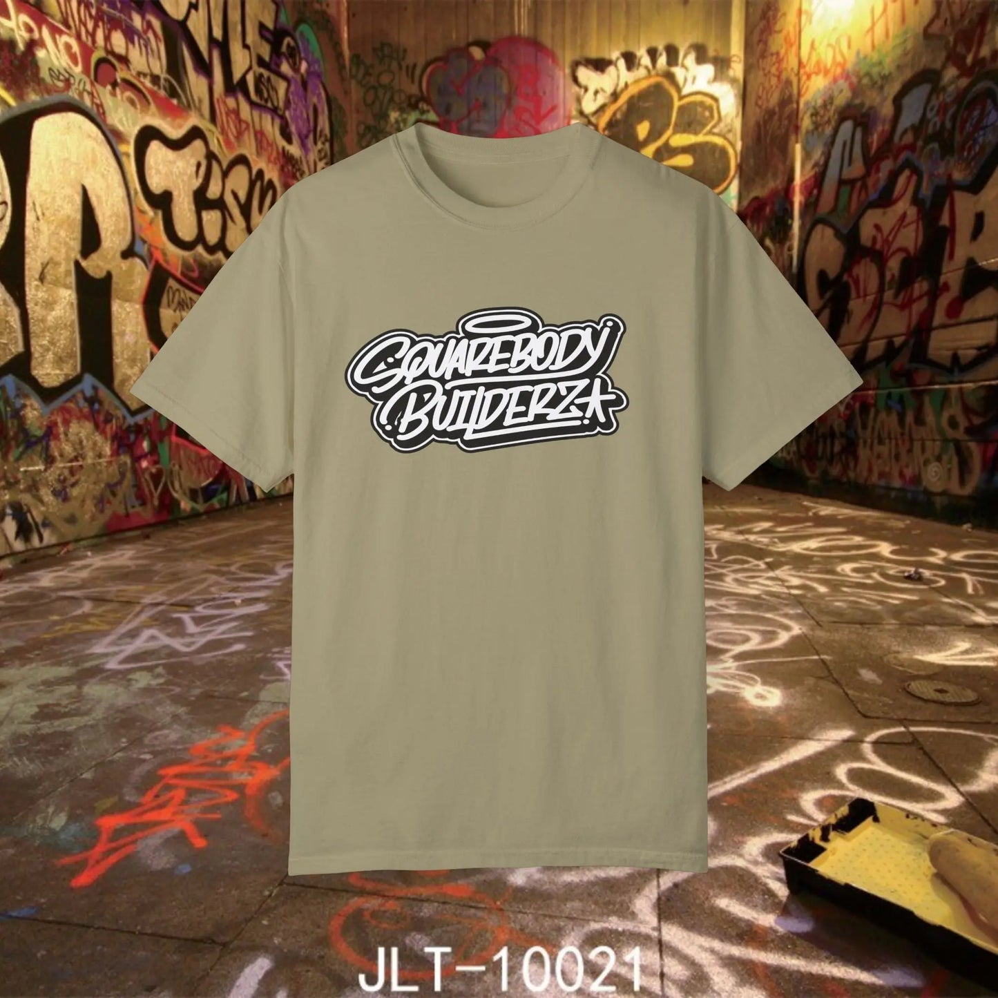 GRAFFITI Squarebody Builderz logo Tee Printify