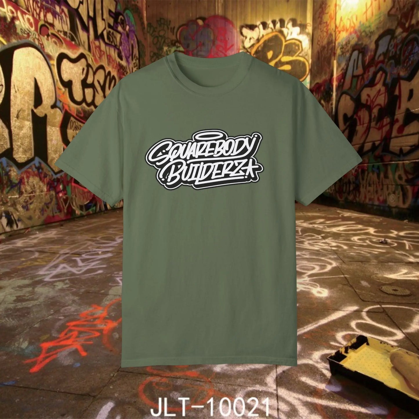 GRAFFITI Squarebody Builderz logo Tee Printify