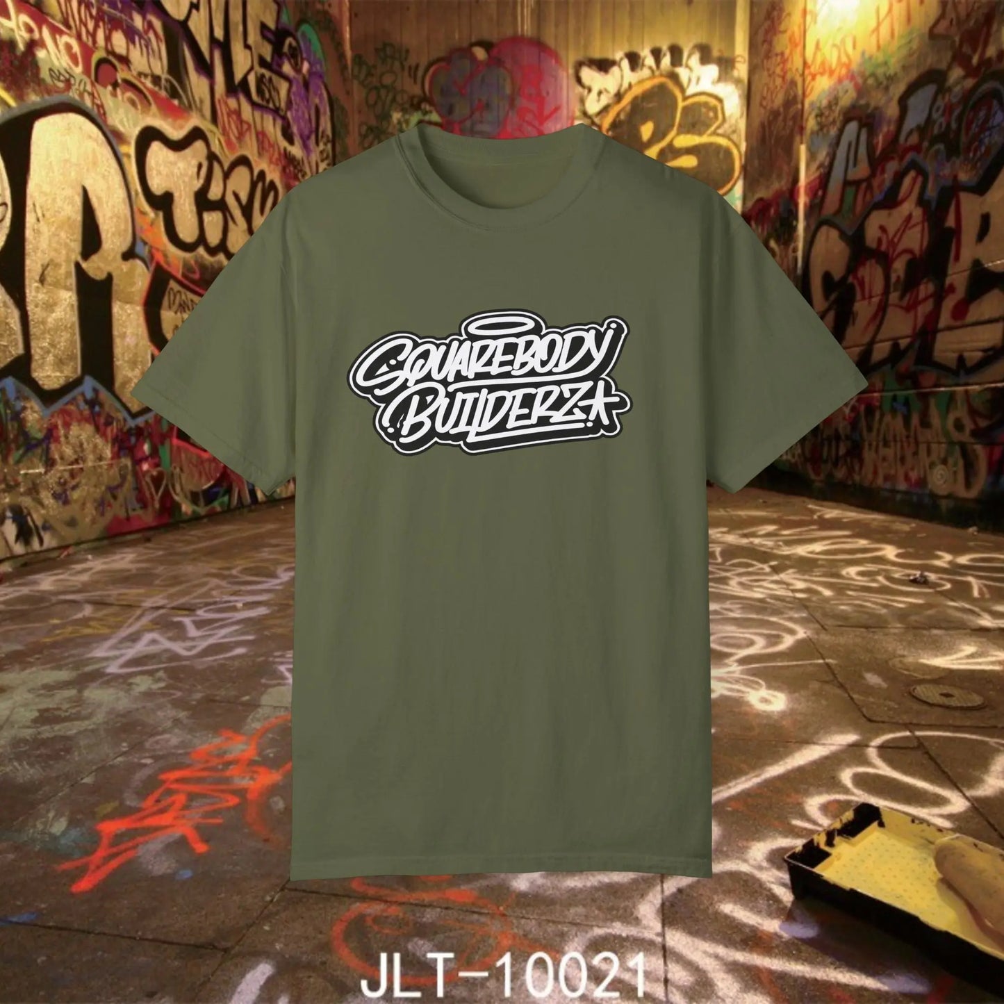 GRAFFITI Squarebody Builderz logo Tee Printify