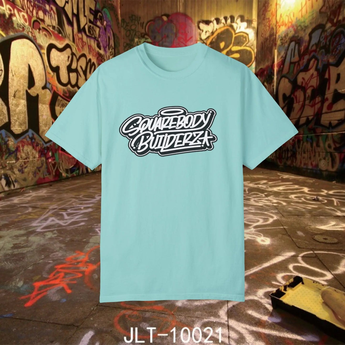 GRAFFITI Squarebody Builderz logo Tee Printify