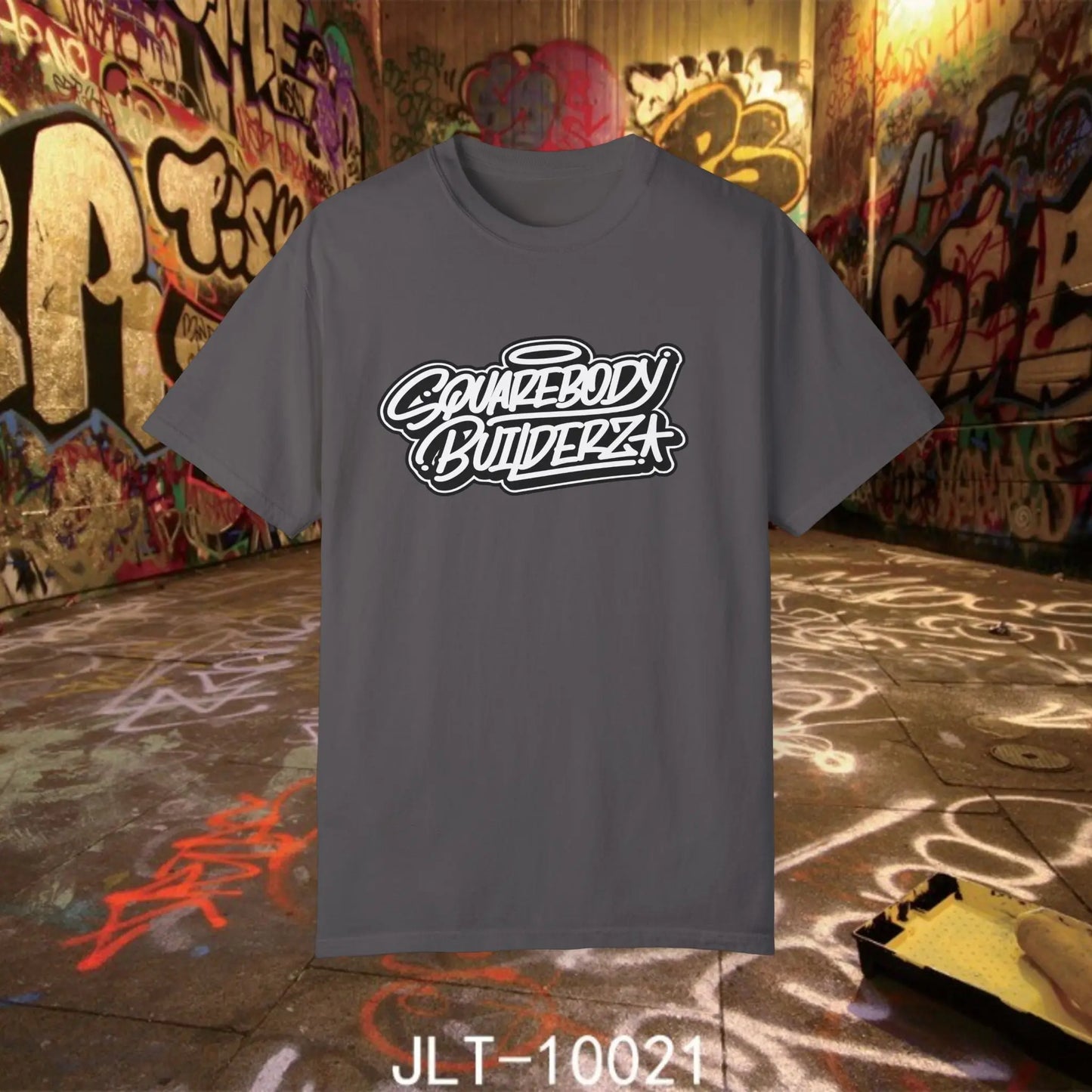 GRAFFITI Squarebody Builderz logo Tee Printify