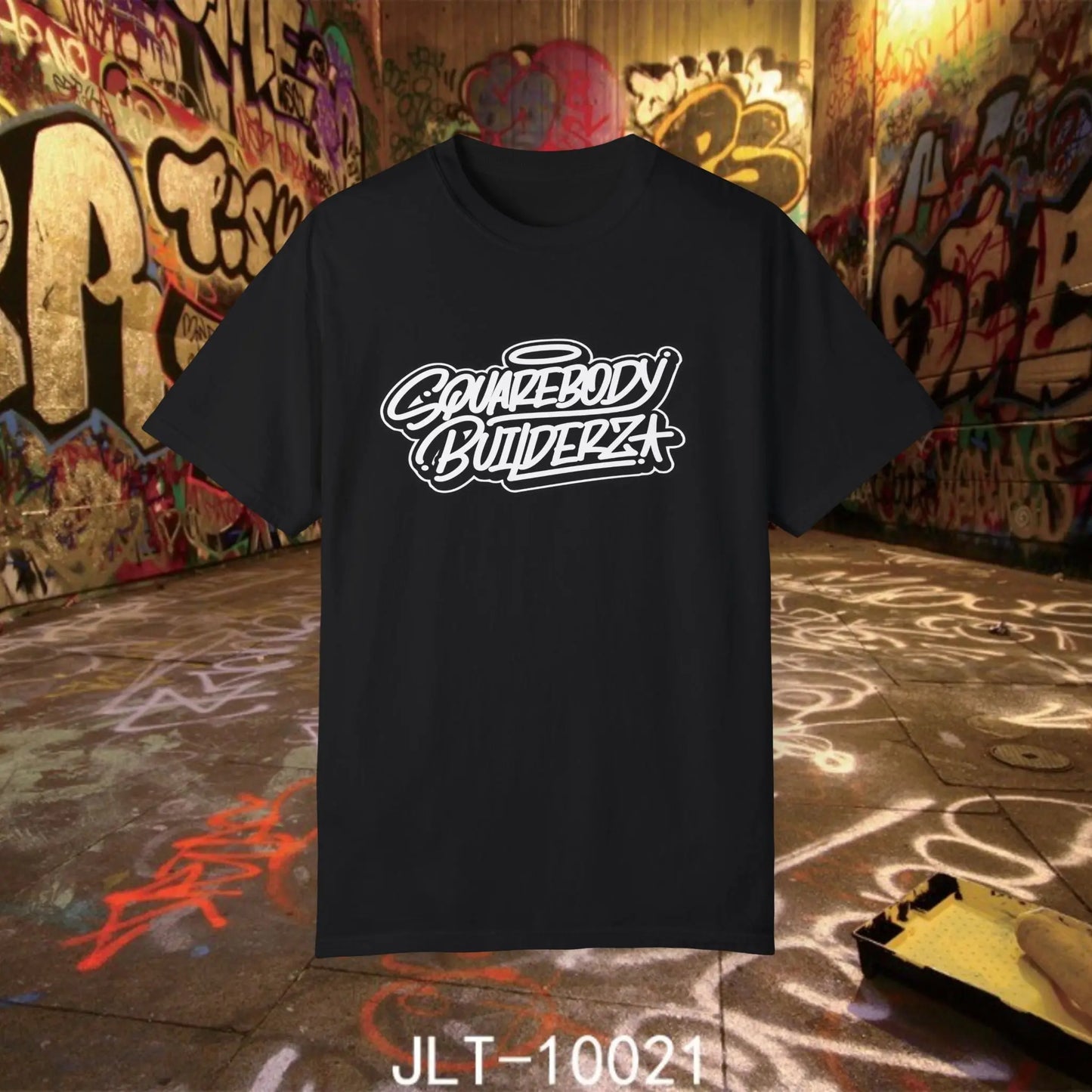 GRAFFITI Squarebody Builderz logo Tee Printify
