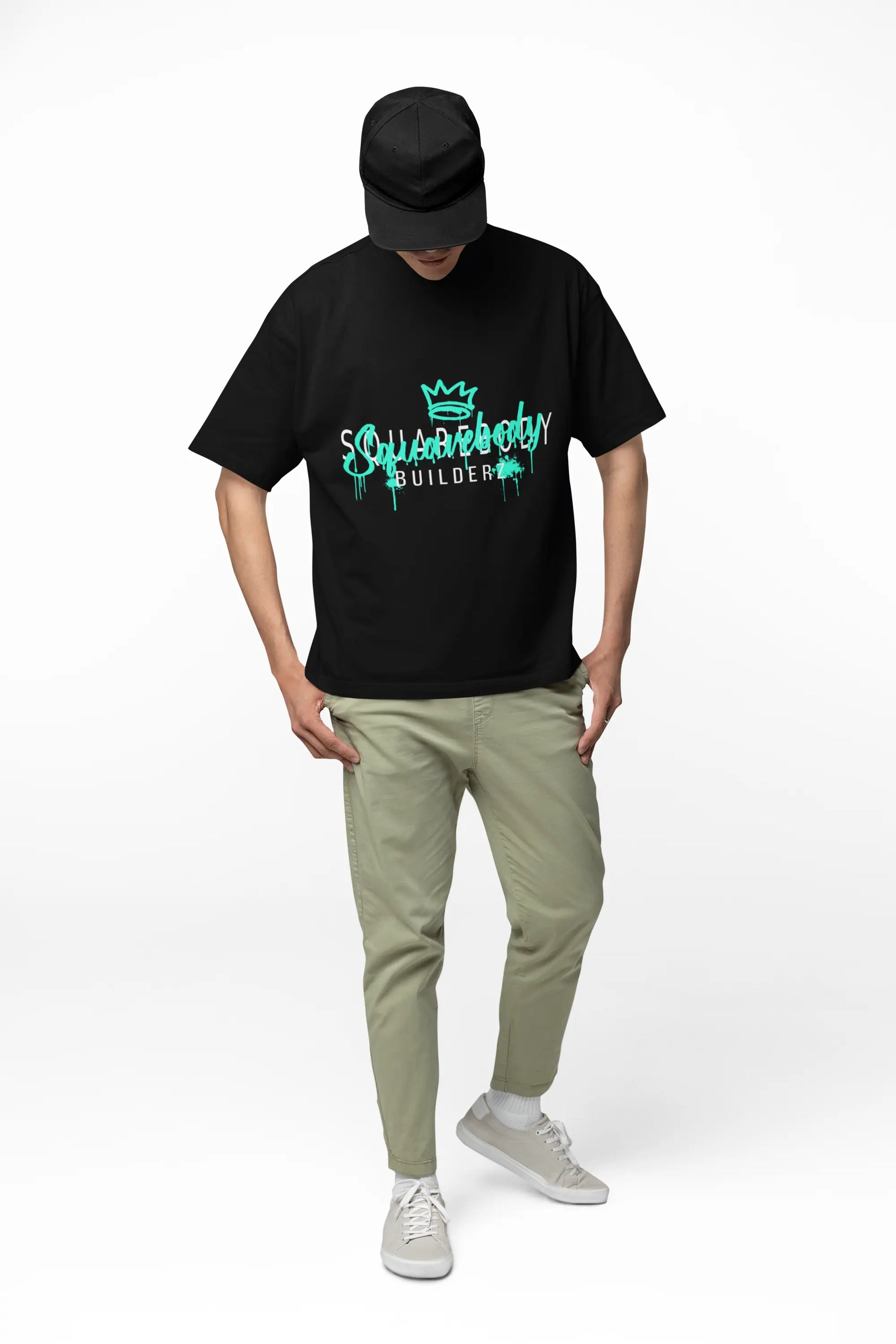 Graffiti Urban Oversized Tee SQUAREBODY BUILDERZ graffiti tee Printify